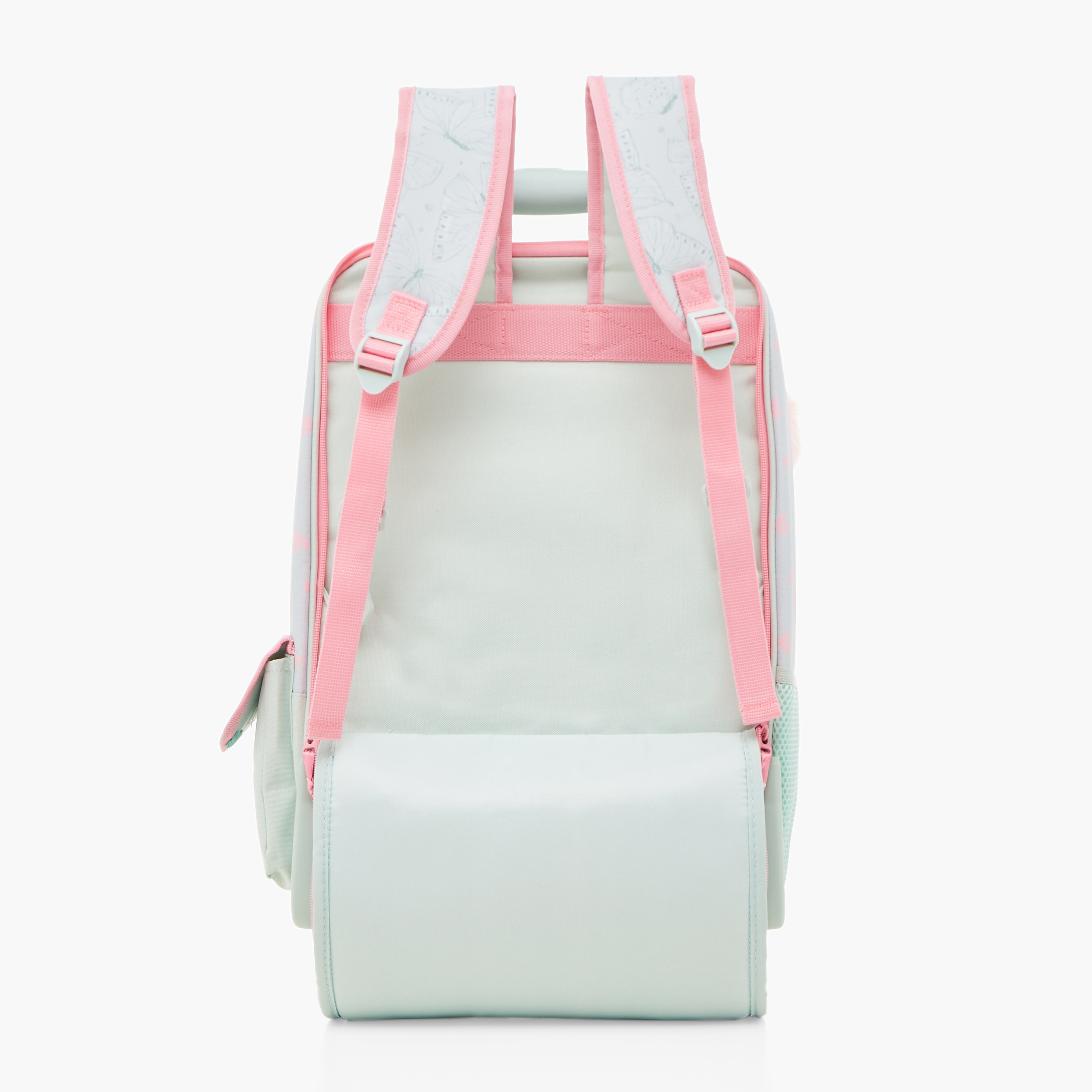 Roll Road Printed 17-inch Trolley Backpack with Retractable Handle and Zip Closure - 33x44x21 cms-school-bagsandbackpacks-trolleybags-image-3