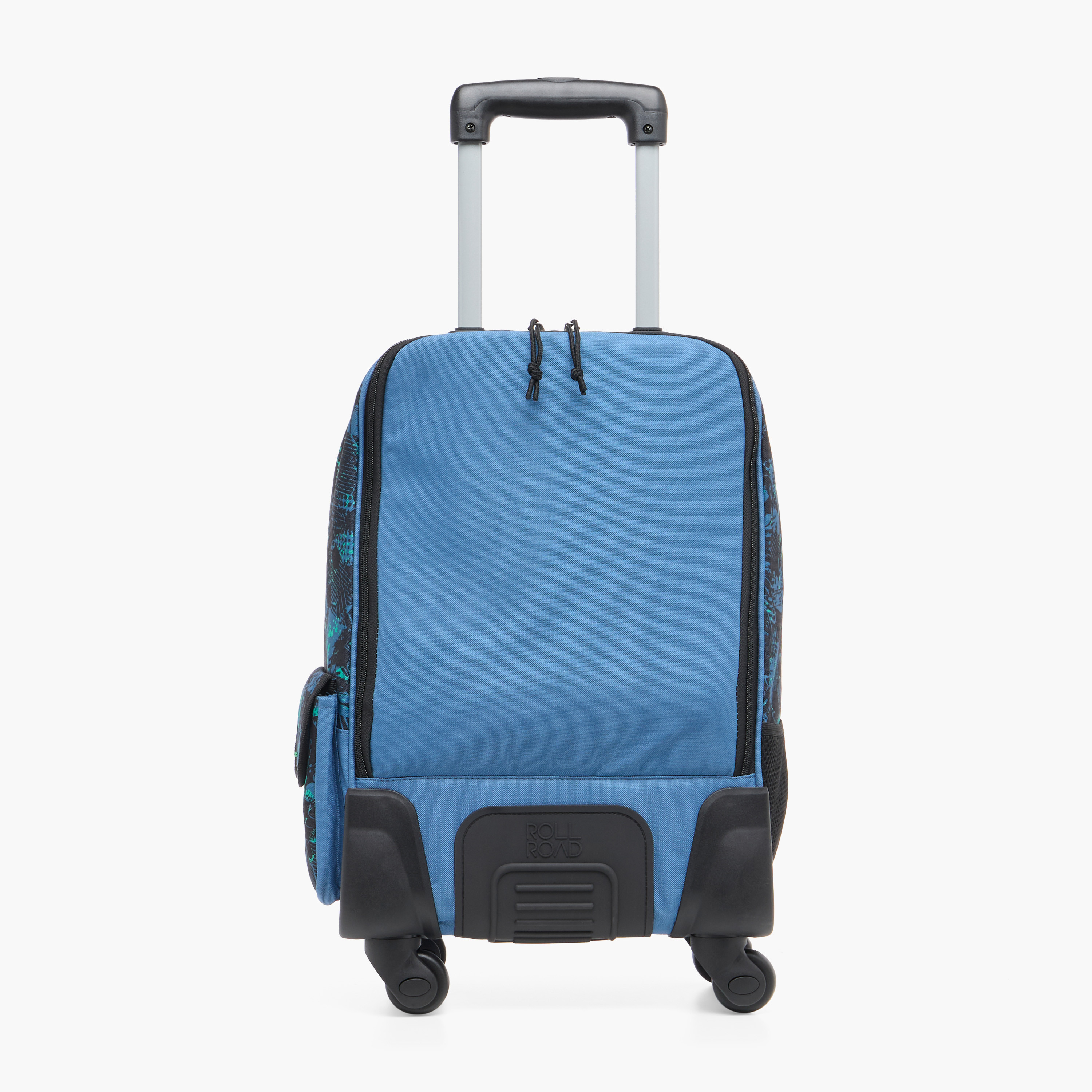 Roll Road All-Over Football Print Softcase Trolley Bag with Retractable Handle-school-bagsandbackpacks-trolleybags-image-5