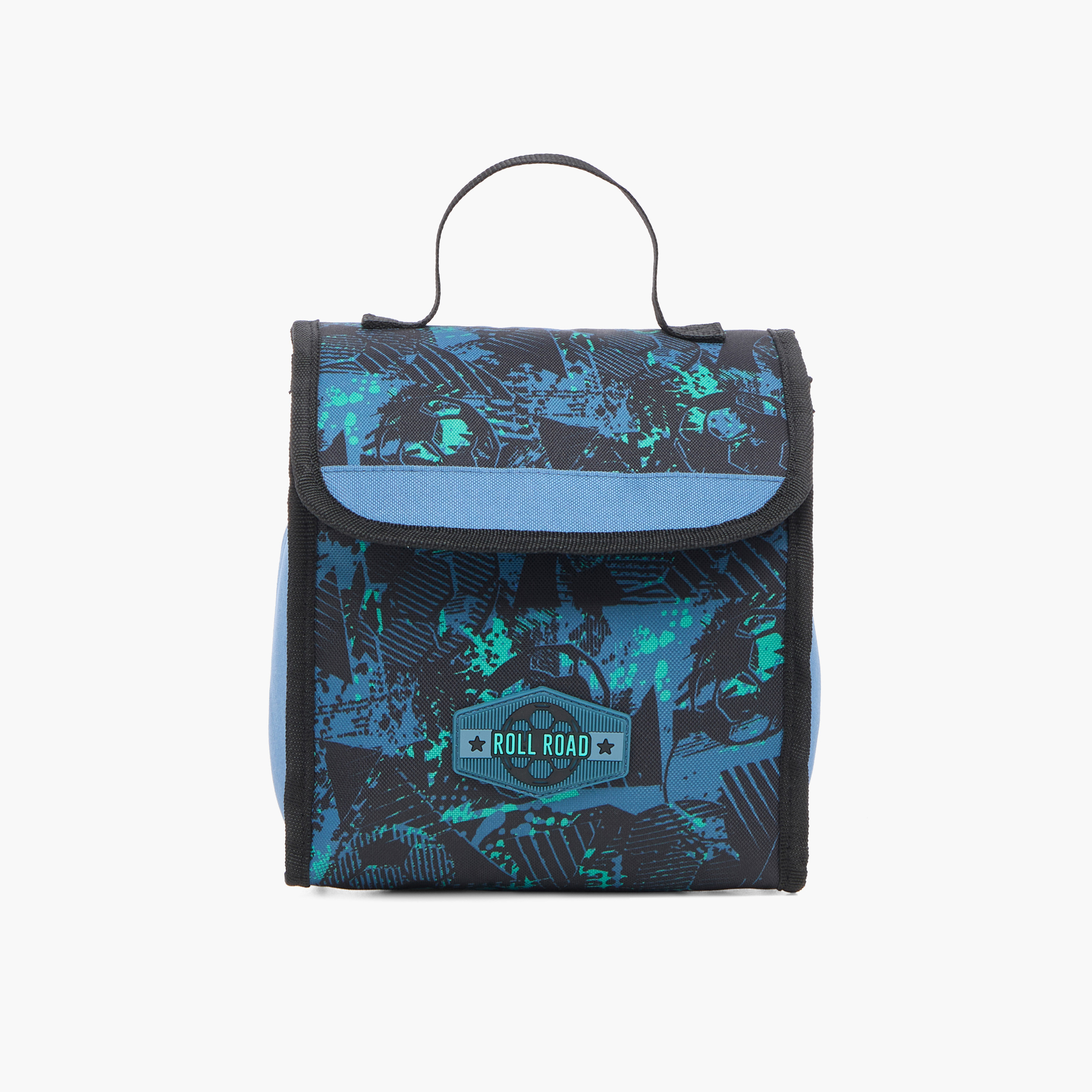 Shop Roll Road All Over Soccer Print Lunch Bag with Grab Handle Online Splash Bahrain