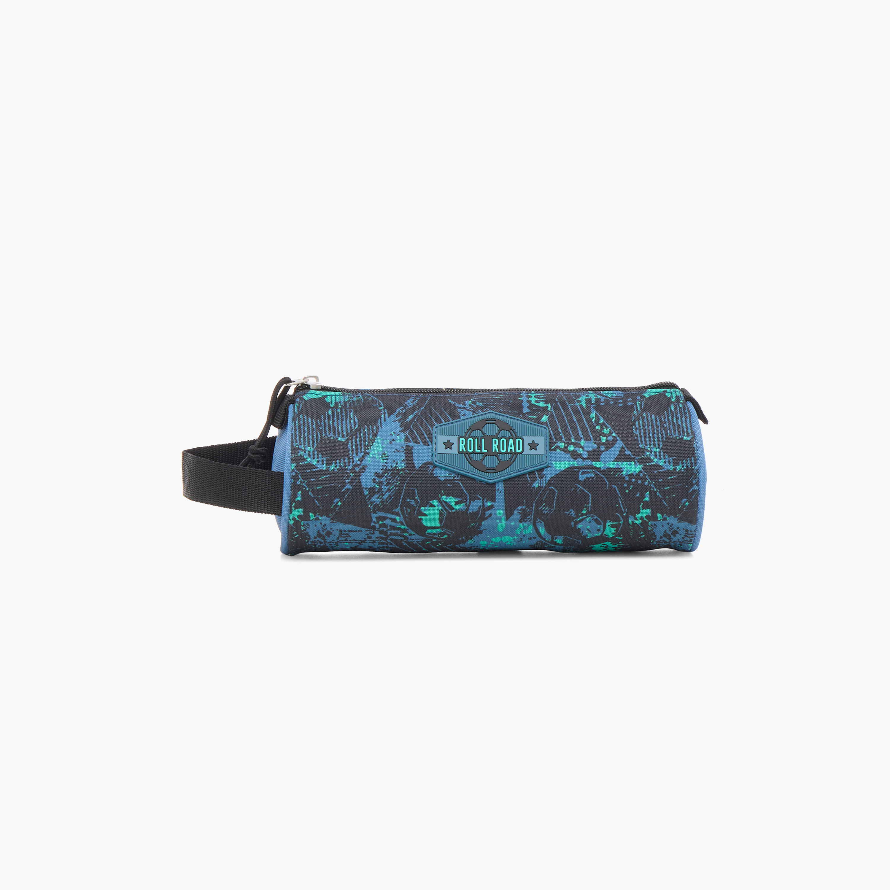 Roll Road All-Over Soccer Print Pencil Pouch with Zip Closure-school-stationery-pencilcases-image-1