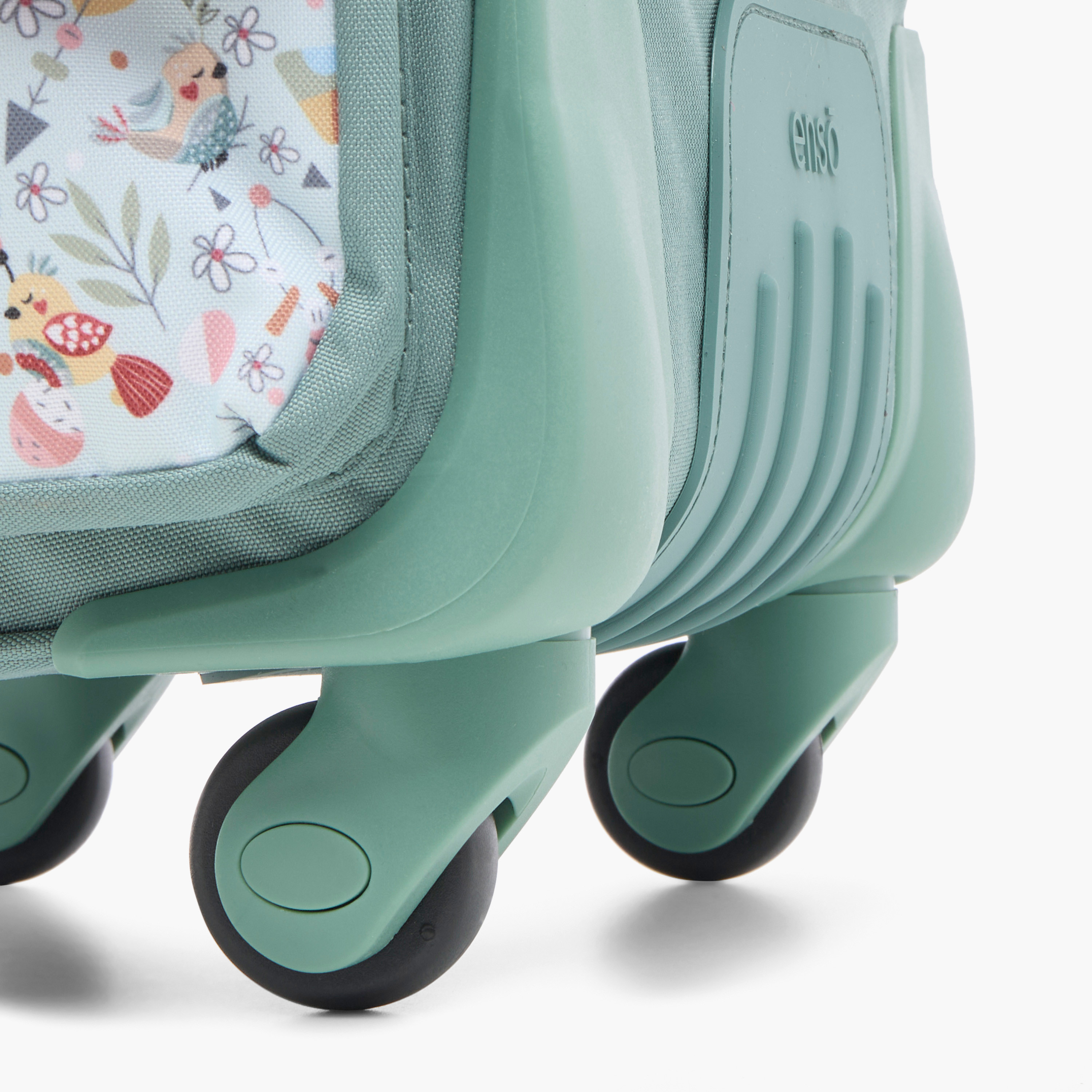 Enso 17-inch Floral Print Trolley Backpack with Retractable Handle - 33x44x21 cms-cpkids-backtoschool-schoolbagsandbackpacks-trolleybags-image-8