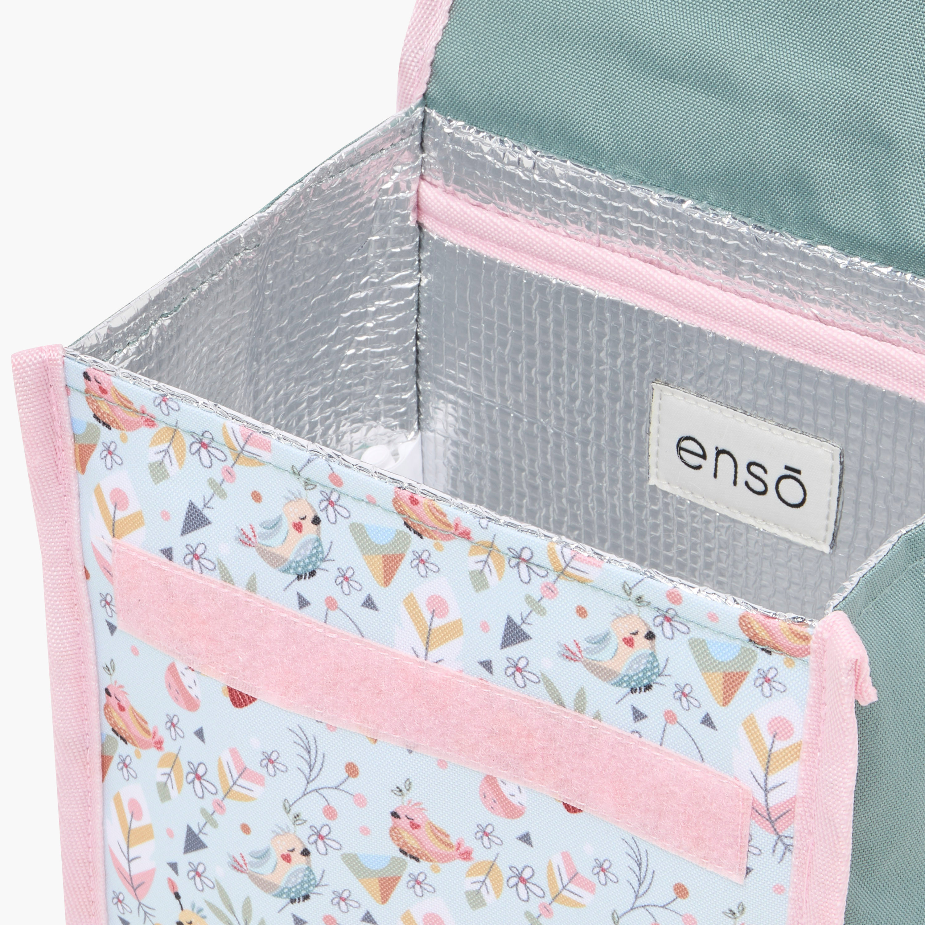 Enso Floral Print Lunch Bag with Adjustable Strap-school-lunchessentials-lunchbags-image-5