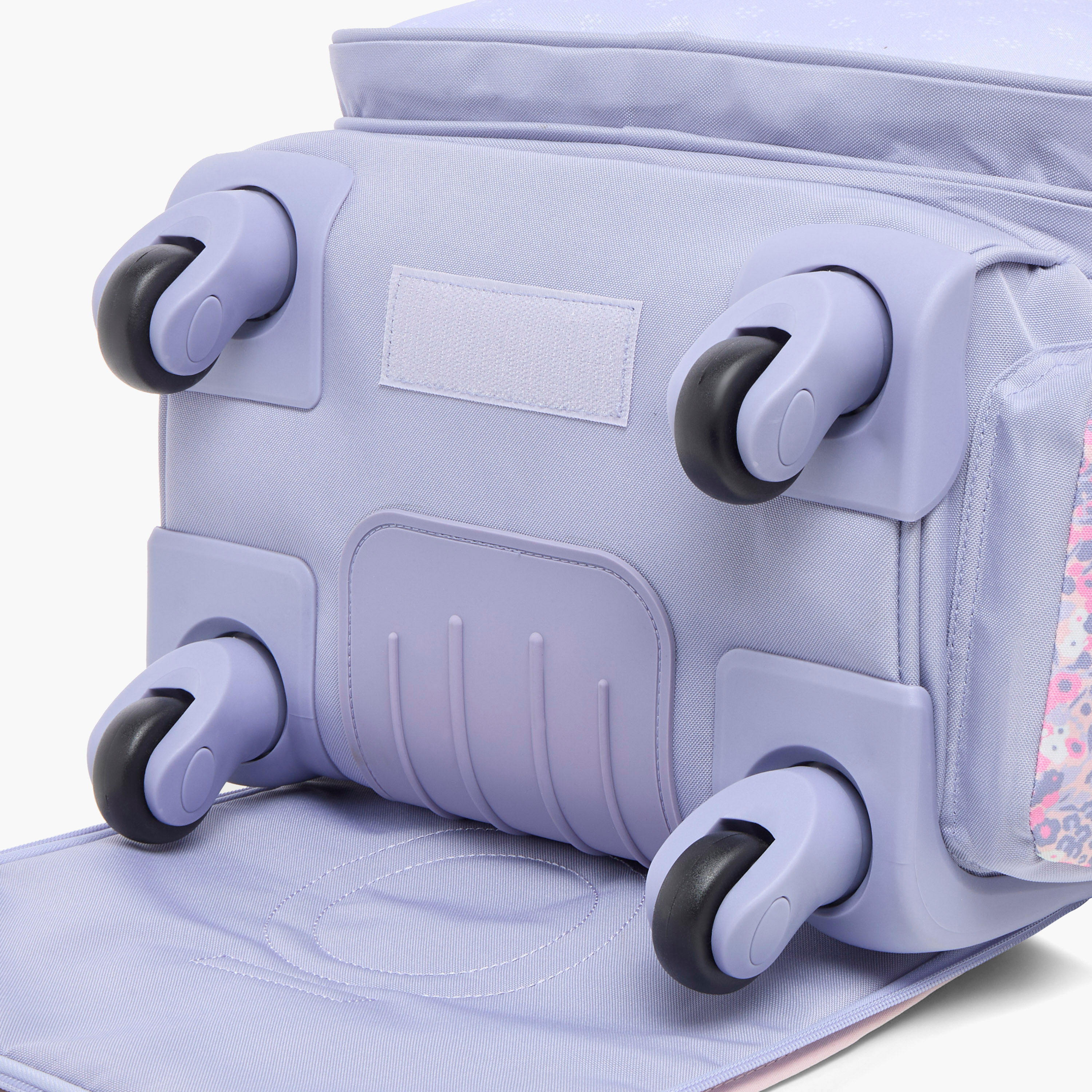 Enso 17-inch Floral Print Trolley Backpack with Retractable Handle - 33x44x21 cms-school-bagsandbackpacks-trolleybags-image-9