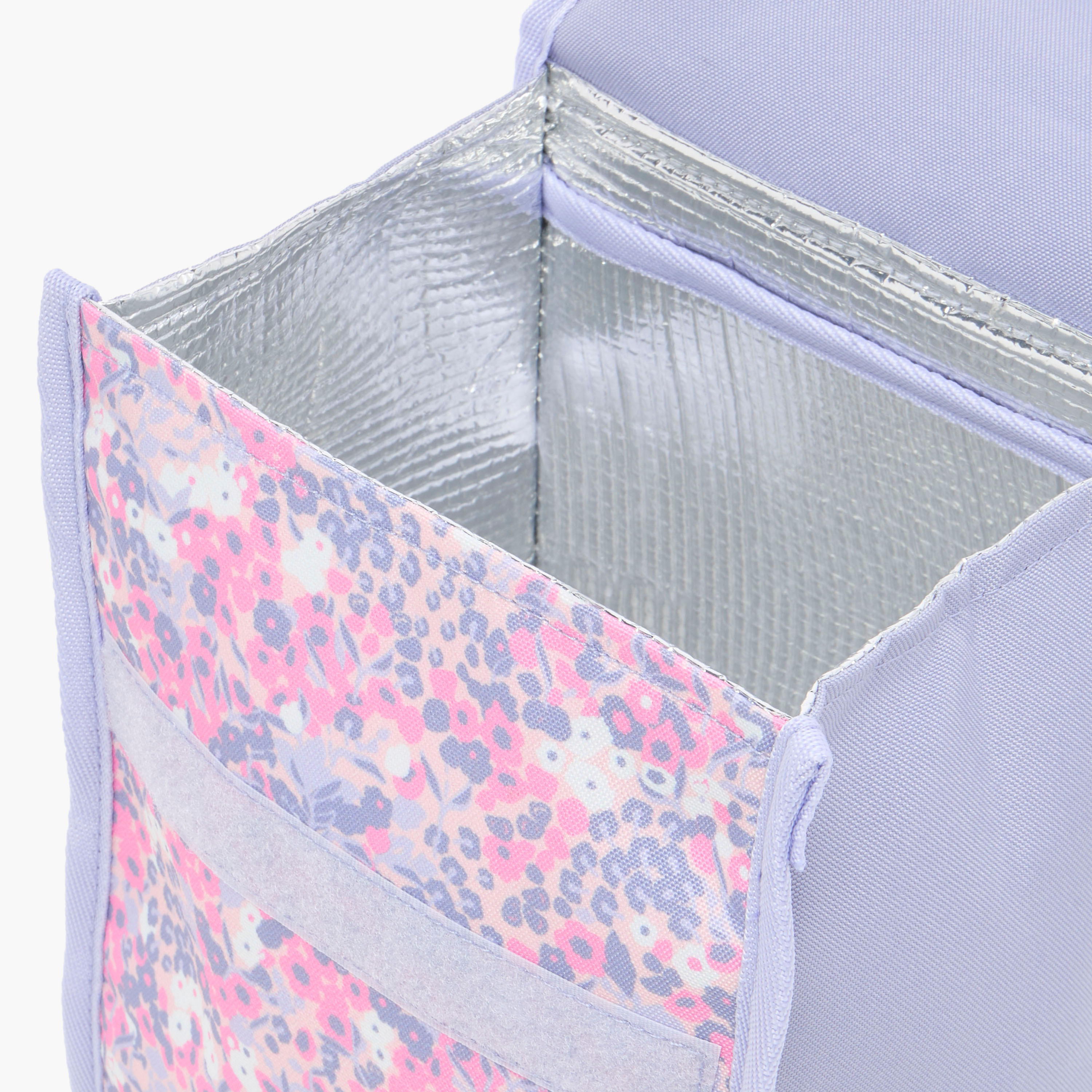 Enso Floral Print Lunch Bag with Adjustable Strap-school-lunchessentials-lunchbags-image-5