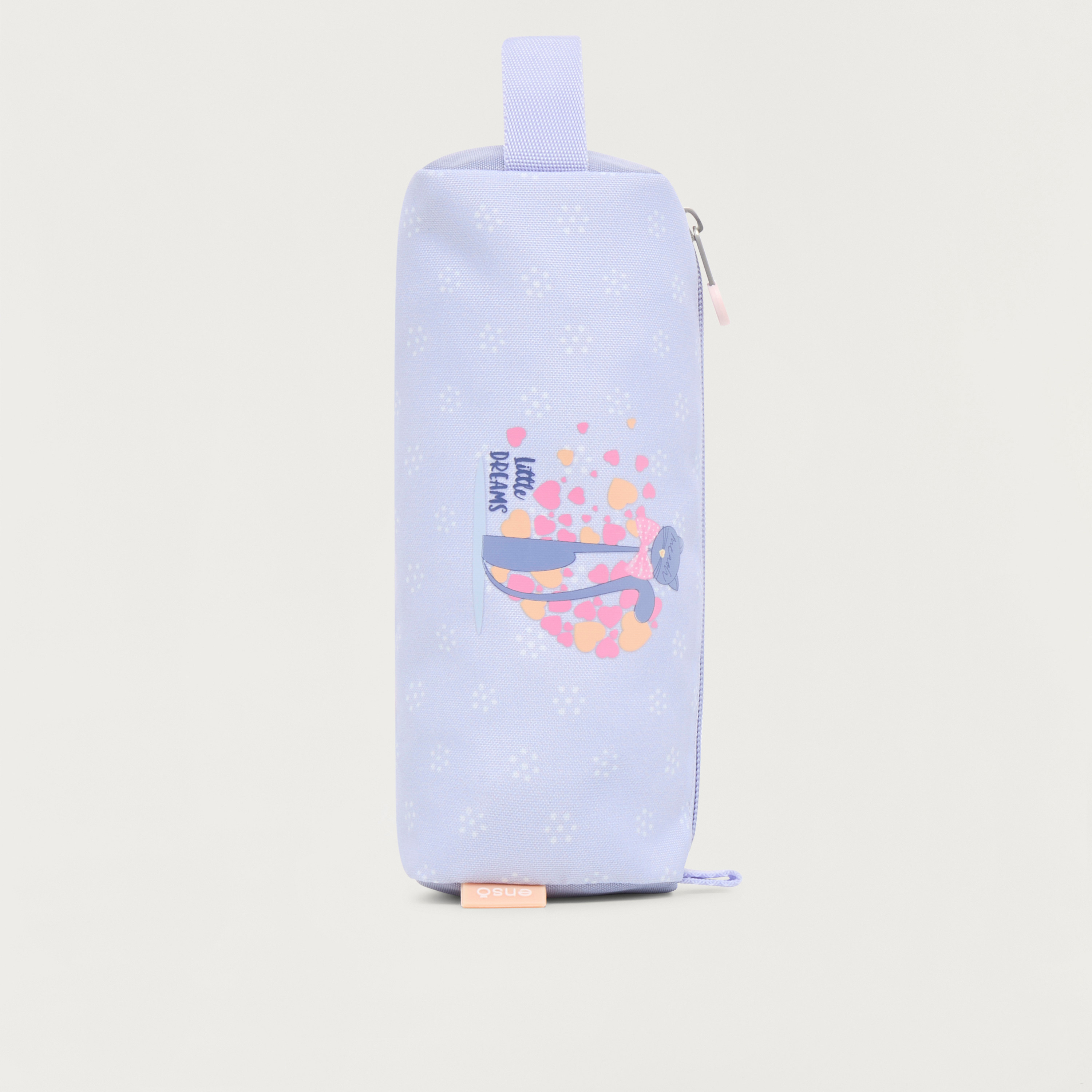Enso Floral Print Pencil Pouch with Zip Closure-school-stationery-pencilcases-image-4