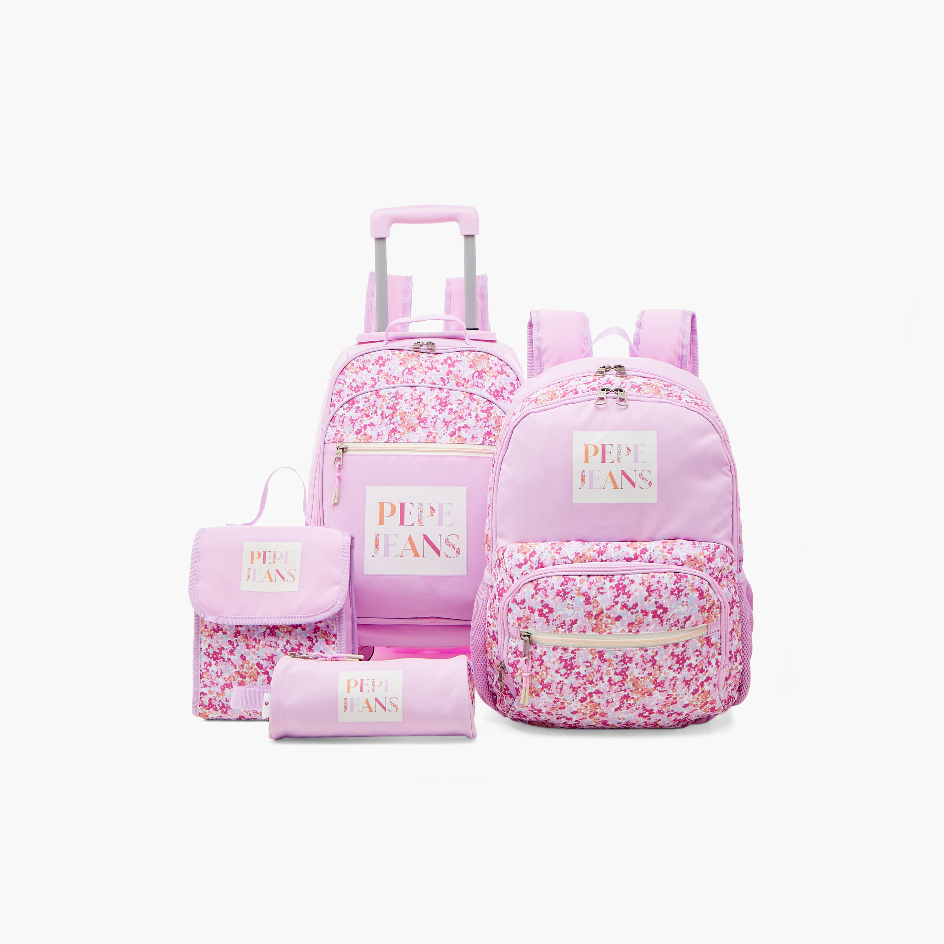 Pepe Jeans Printed 17-inch Trolley Backpack with Retractable Handle and Zip Closure - 33x44x21 cms-school-bagsandbackpacks-trolleybags-image-13