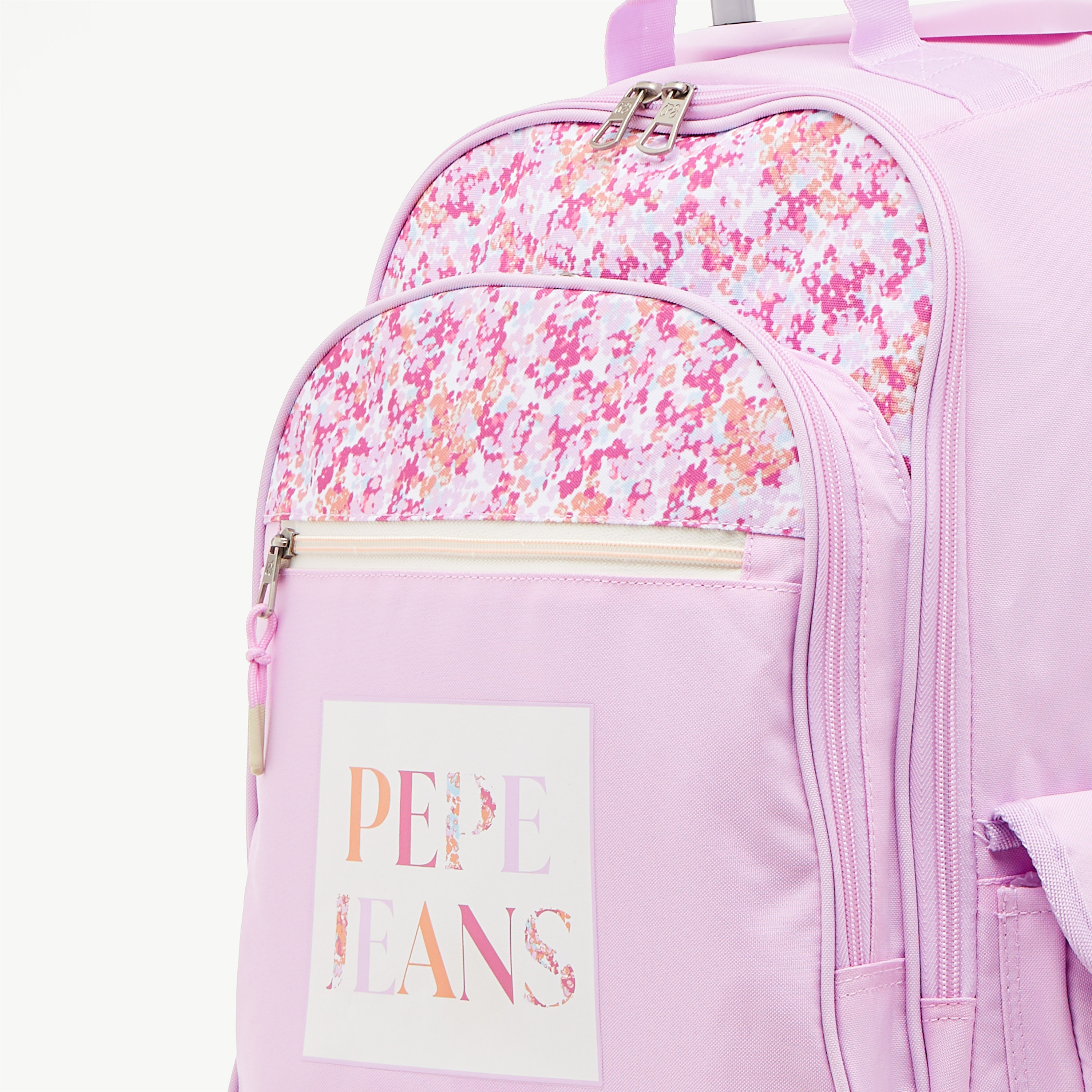 Pepe Jeans Printed 17-inch Trolley Backpack with Retractable Handle and Zip Closure - 33x44x21 cms-school-bagsandbackpacks-trolleybags-image-7