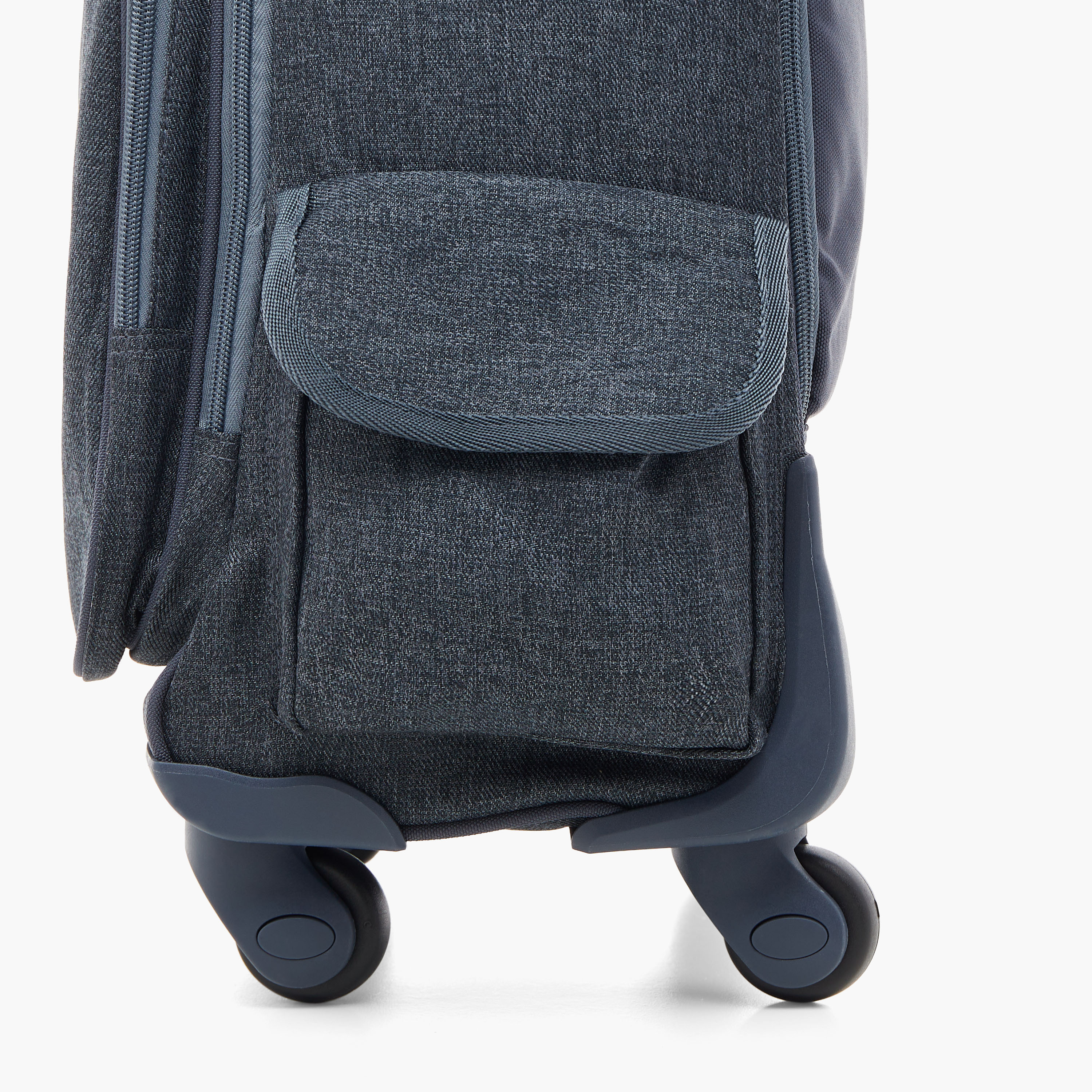 Pepe Jeans Logo Print 17-inch Trolley Backpack with Retractable Handle - 33x44x21 cms-school-bagsandbackpacks-trolleybags-image-9