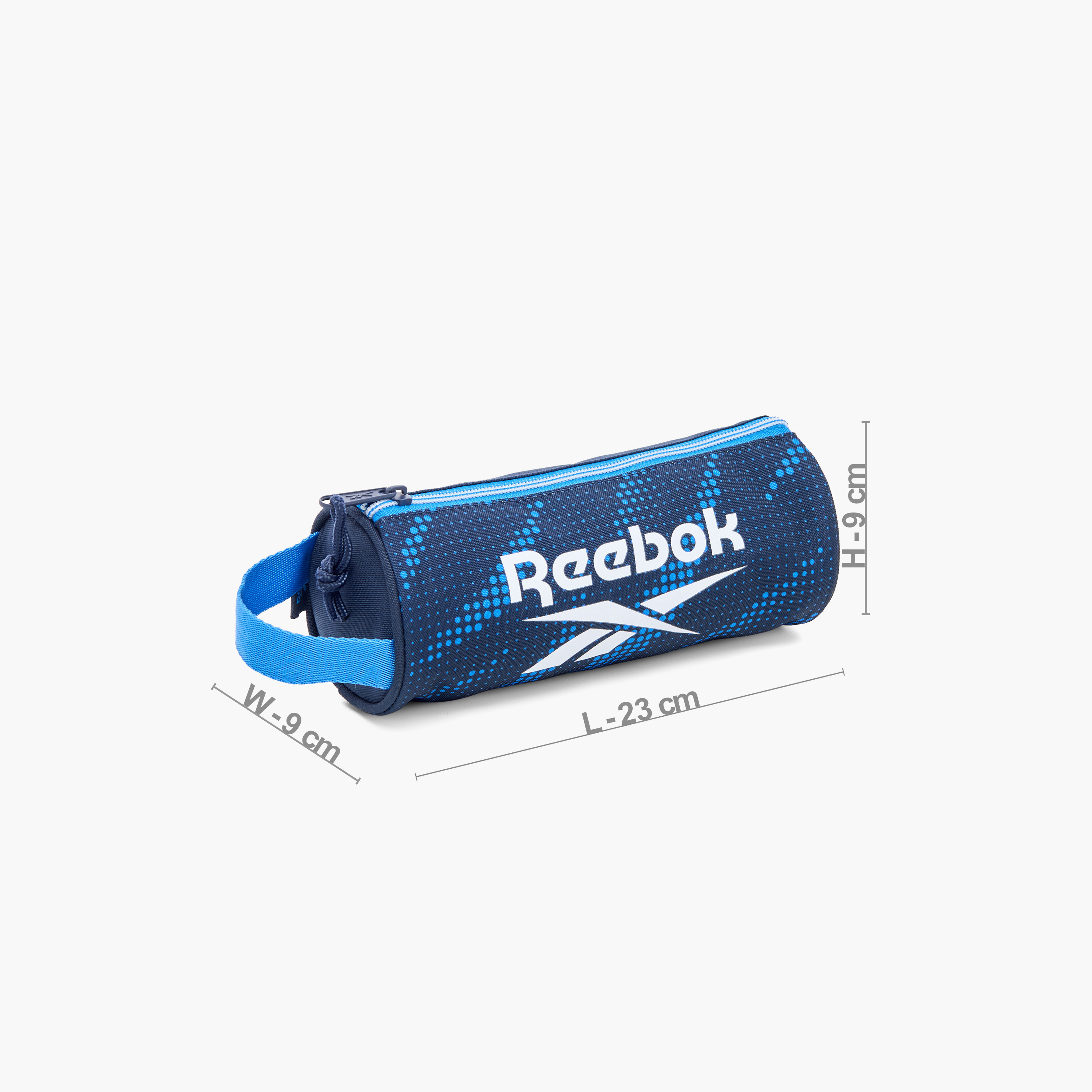 Reebok Logo Print Pencil Pouch with Zip Closure-school-stationery-pencilcases-image-2