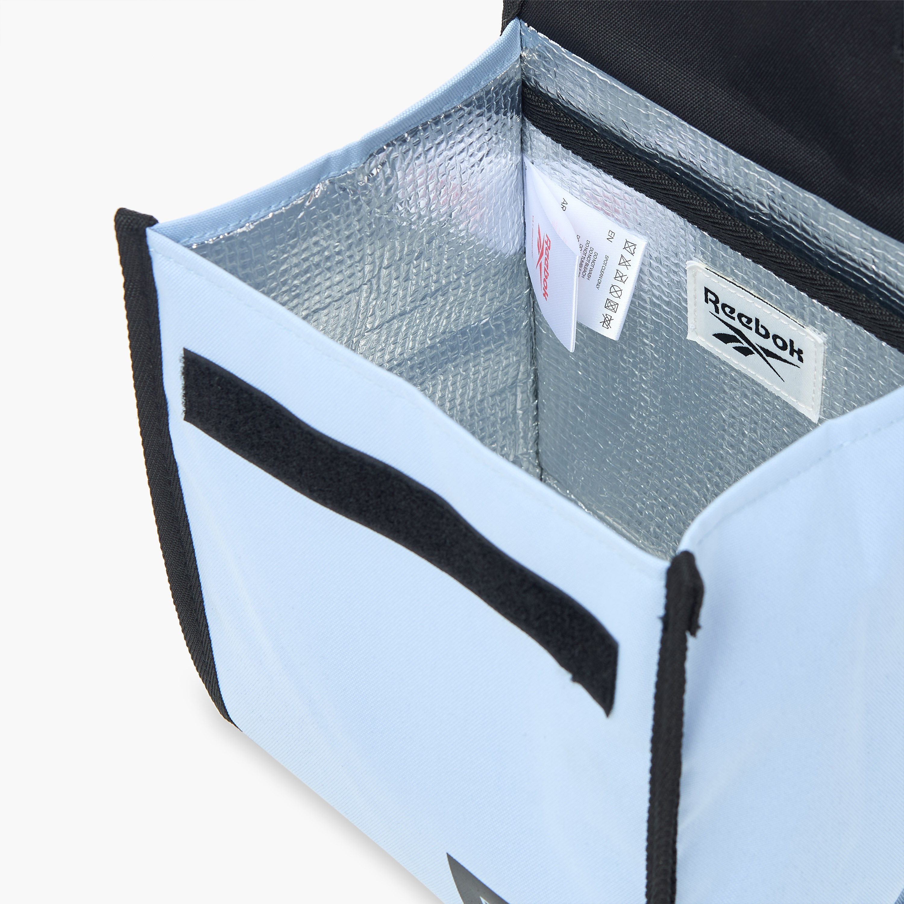 Reebok Logo Print Lunch Bag with Adjustable Strap and Flap Closure-school-lunchessentials-lunchbags-image-7