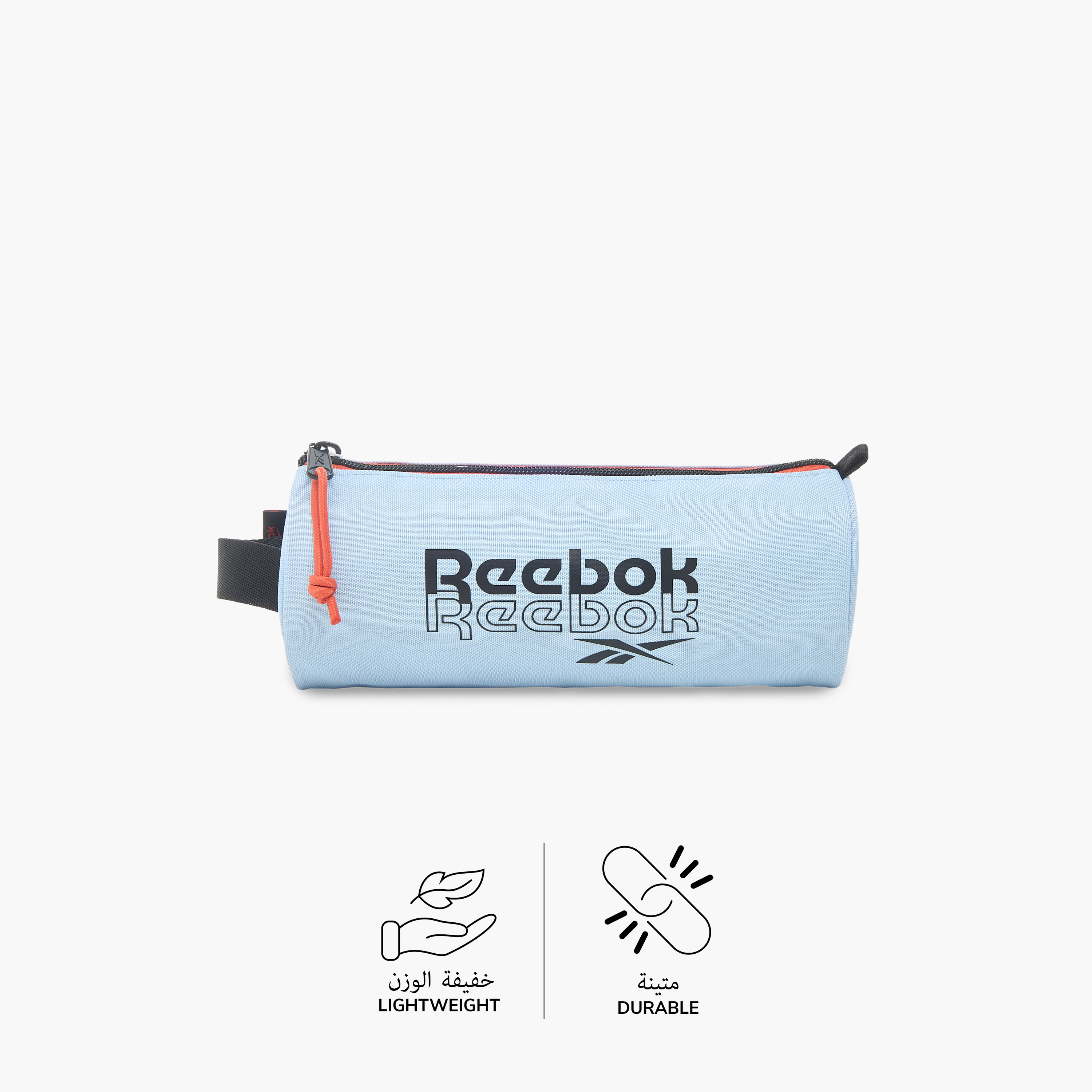Reebok Logo Print Pencil Pouch with Zip Closure-school-stationery-pencilcases-image-4
