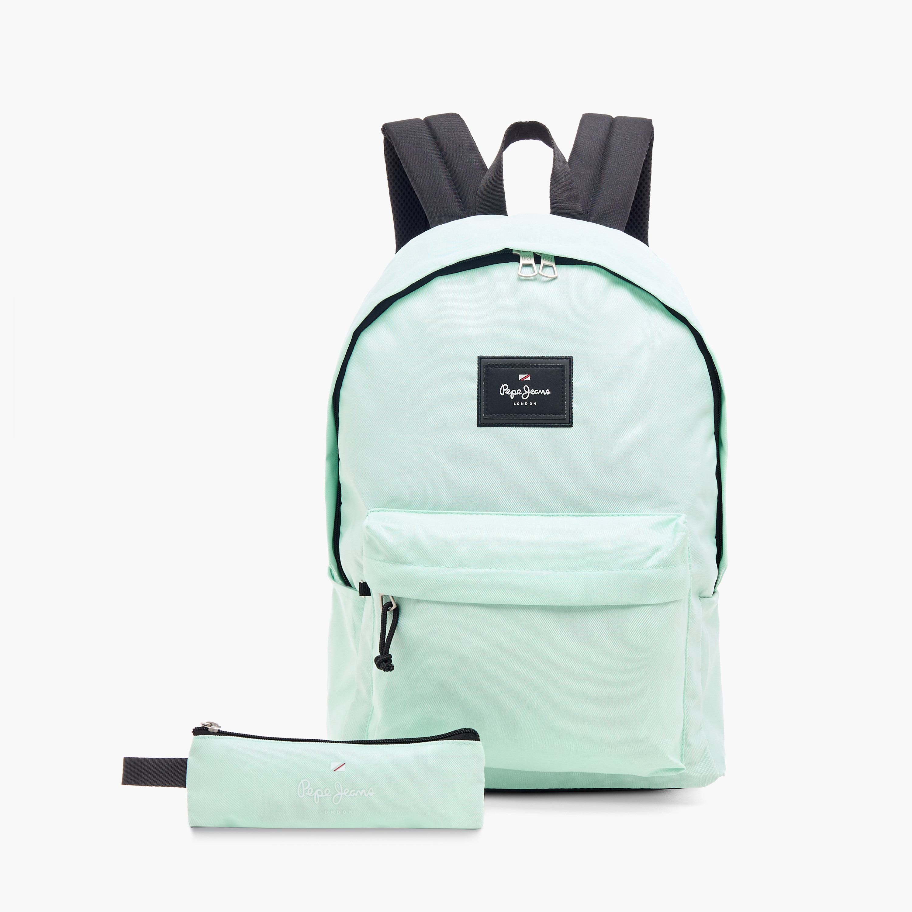 Pepe Jeans Aris 18-inch Solid Backpack with Adjustable Straps and Zip Closure - 32x45x15 cms-school-bagsandbackpacks-backpacks-image-1