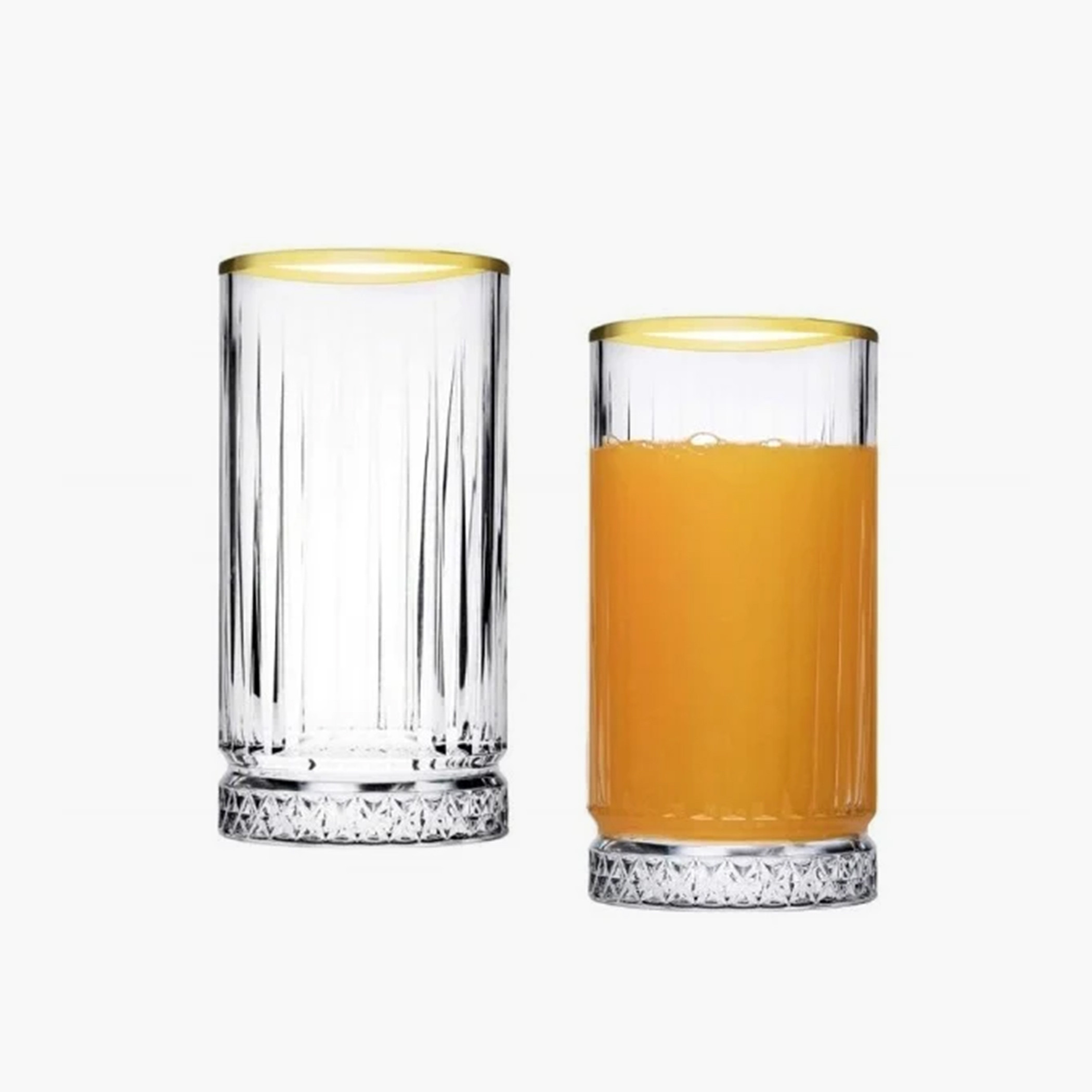 Pasabahce Textured 4-Piece Juice Glass Set - 365 ml-household-dining-glassware-drinkingglasses-image-2