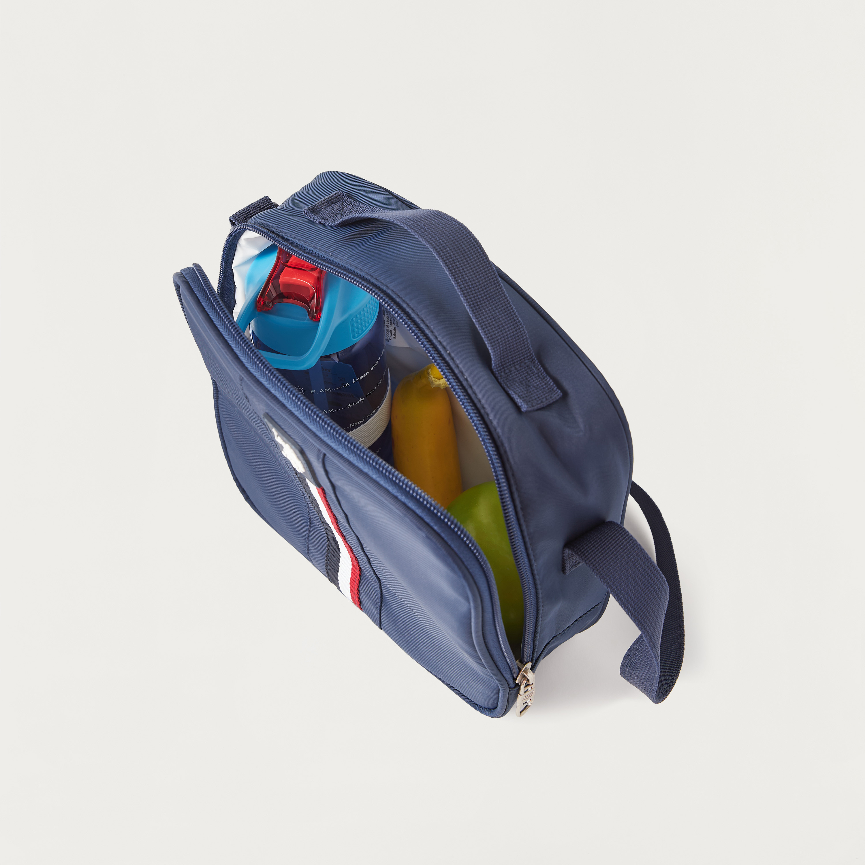 US POLO ASSN. Solid Lunch Bag with Adjustable Strap and Zip Closure-school-lunchessentials-lunchbags-image-5