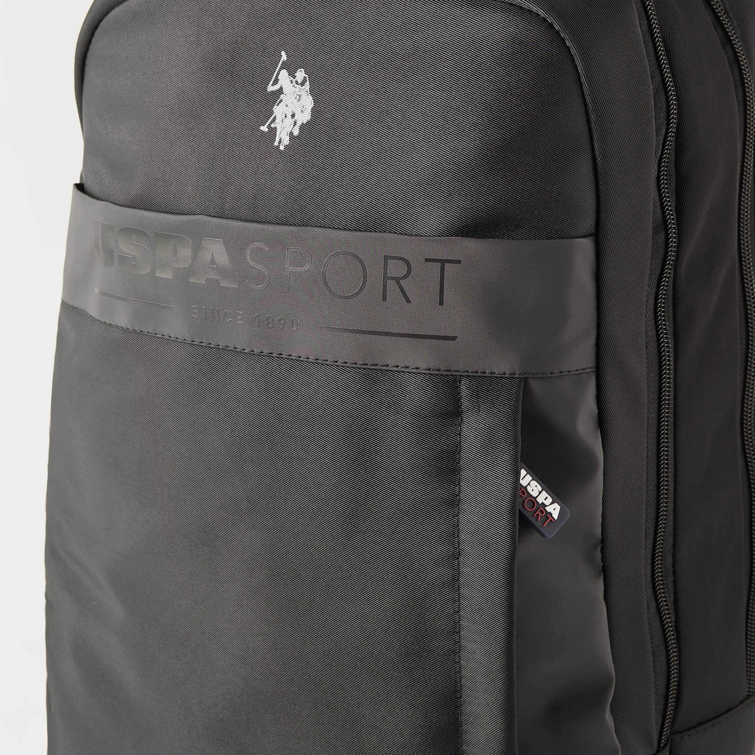US POLO ASSN Logo Print Softcase Trolley Bag with Retractable Handle and Wheels-cpkids-backtoschool-schoolbagsandbackpacks-trolleybags-image-4