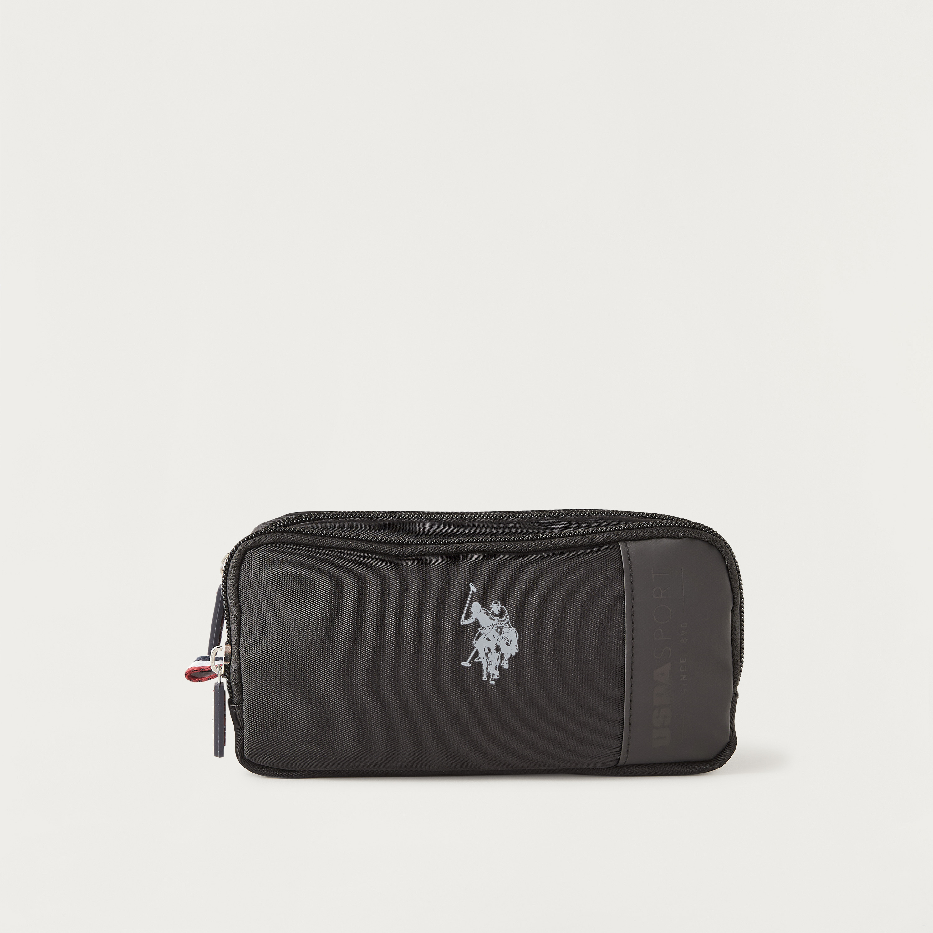 مقلمة بسحاب إغلاق وطبعات من يو إس بولو-school-stationery-pencilcases-image-1