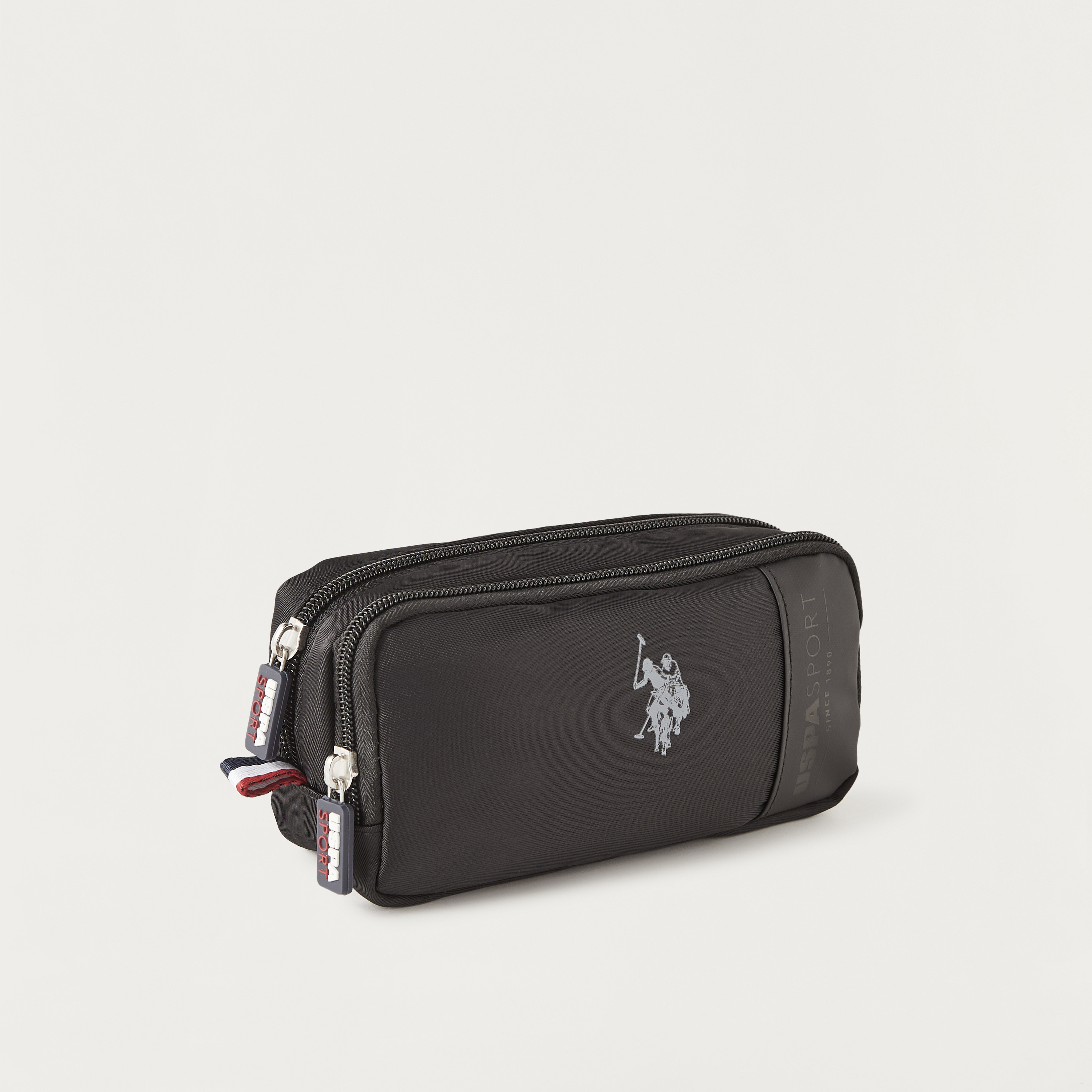 مقلمة بسحاب إغلاق وطبعات من يو إس بولو-school-stationery-pencilcases-image-2