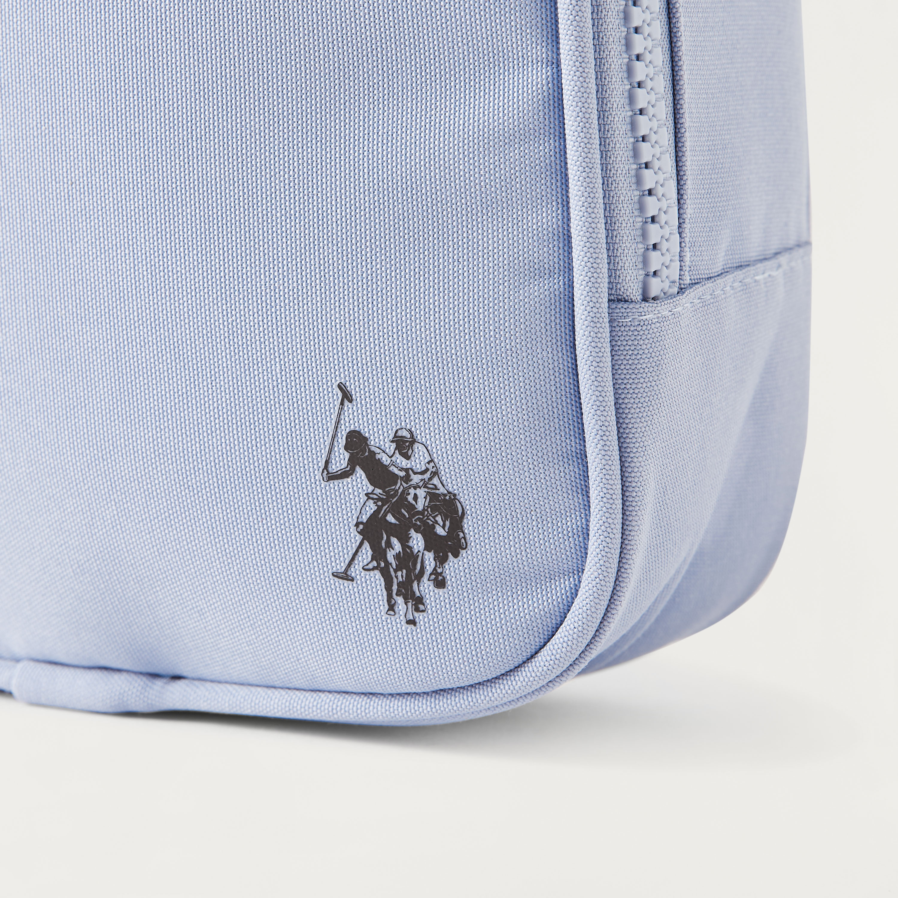 US POLO ASSN. Logo Print Lunch Bag with Adjustable Strap and Zip Closure-school-lunchessentials-lunchbags-image-4