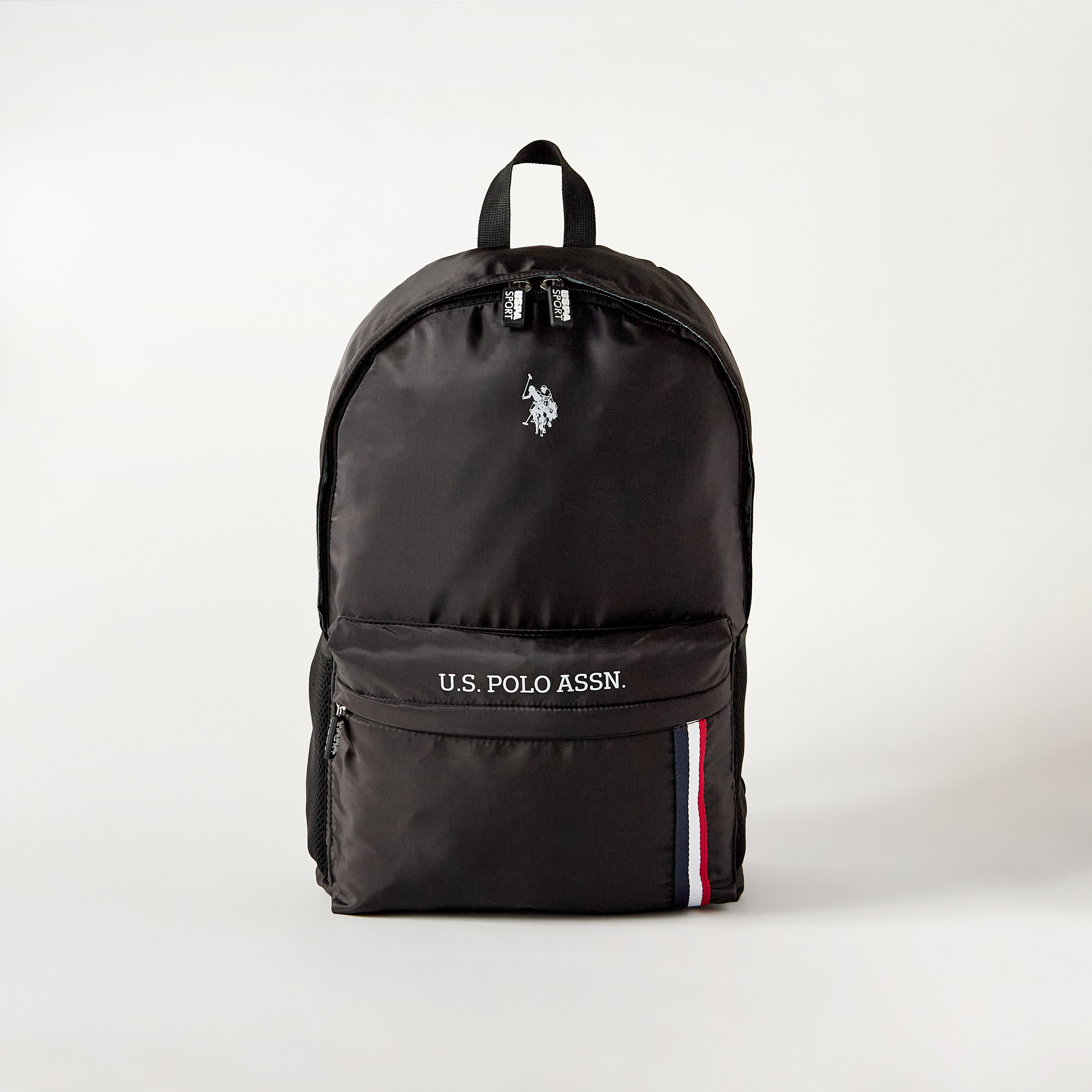 US POLO ASSN. Logo Print 18-inch Backpack with Adjustable Shoulder Straps - 29x16x46 cms-school-bagsandbackpacks-backpacks-image-1