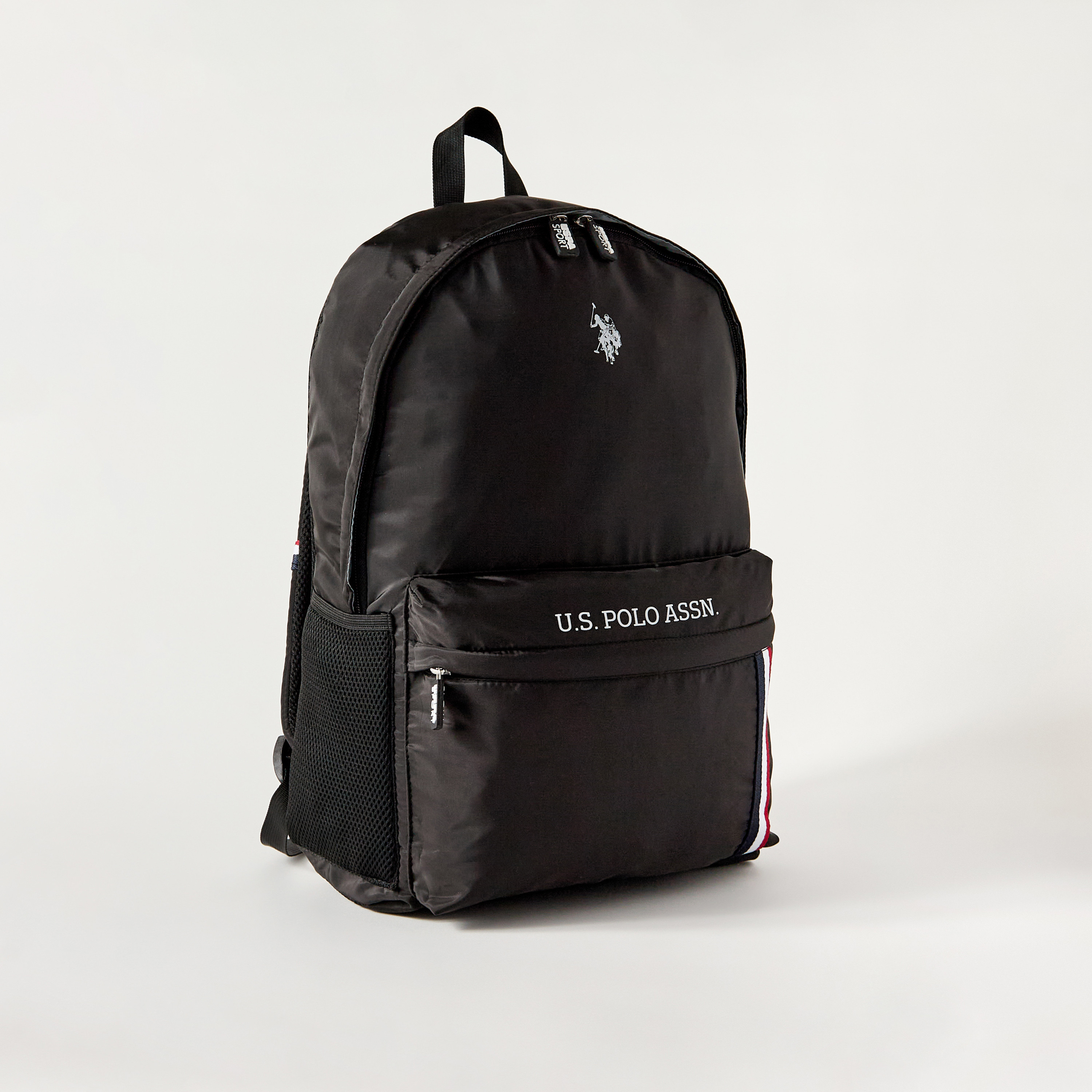 US POLO ASSN. Logo Print 18-inch Backpack with Adjustable Shoulder Straps - 29x16x46 cms-school-bagsandbackpacks-backpacks-image-2