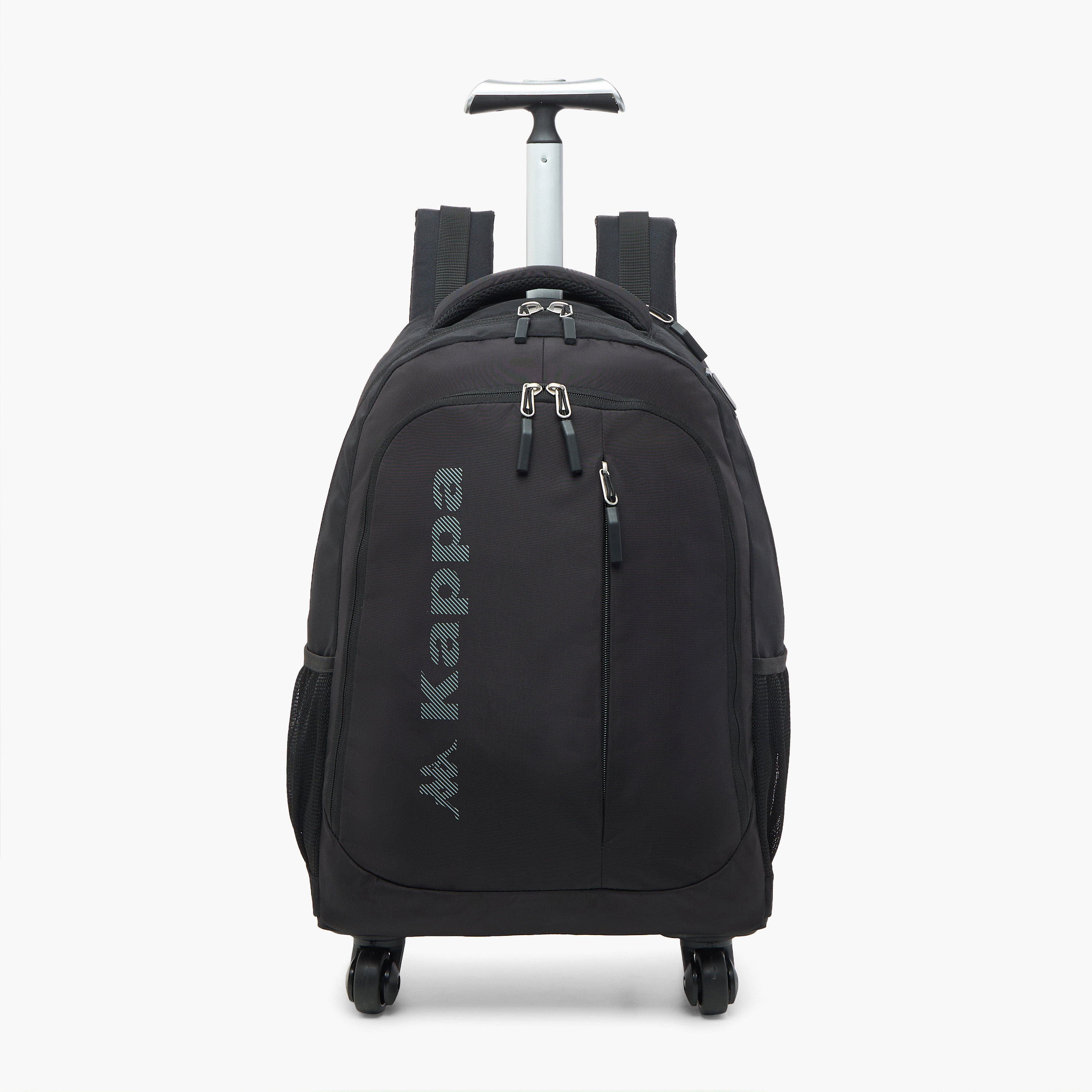 شنطة ظهر مدرسية ترولي بمقبض قابل للسحب وطبعات الشعار من كابا - 48×34×23 سم-school-bagsandbackpacks-trolleybags-image-1