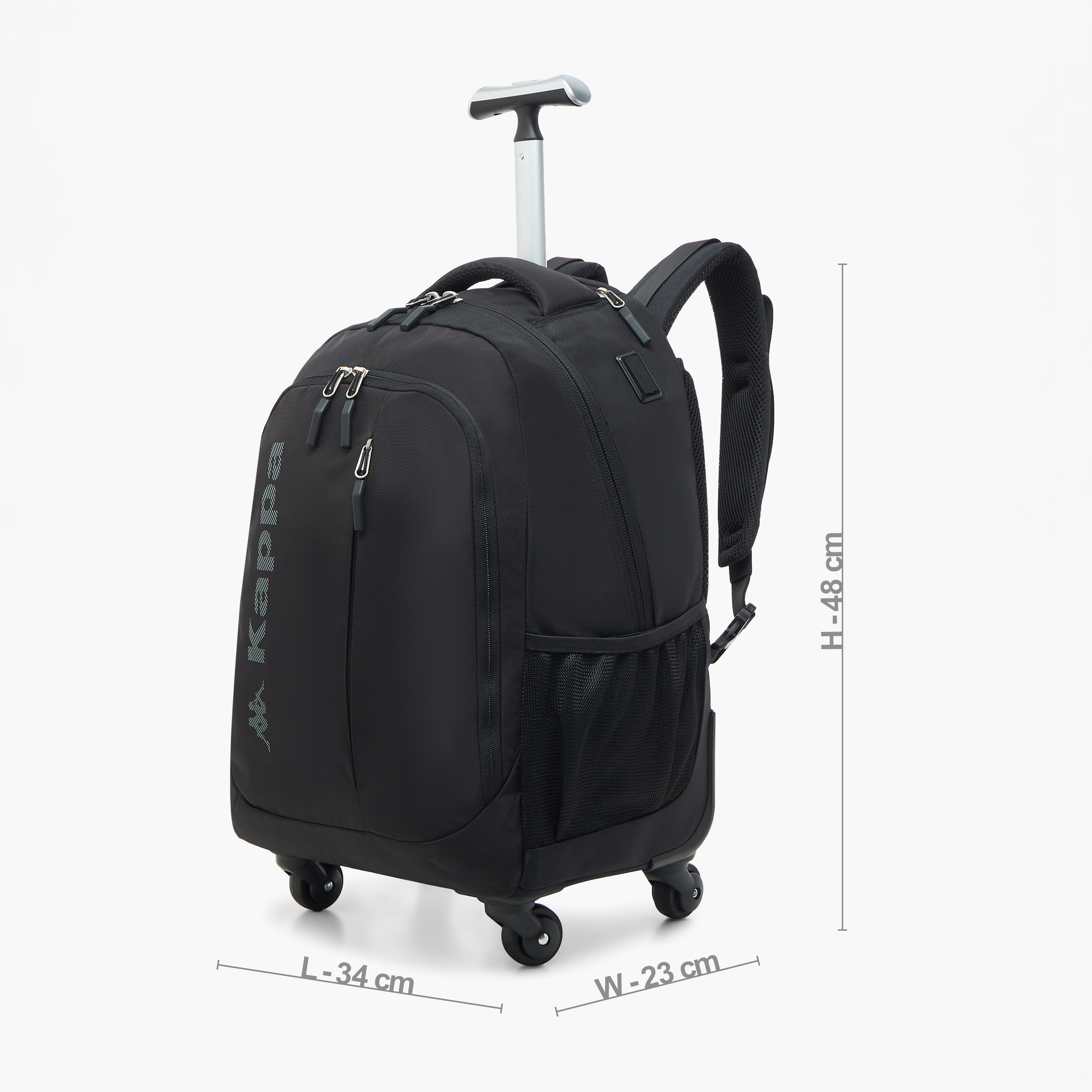 شنطة ظهر مدرسية ترولي بمقبض قابل للسحب وطبعات الشعار من كابا - 48×34×23 سم-school-bagsandbackpacks-trolleybags-image-4