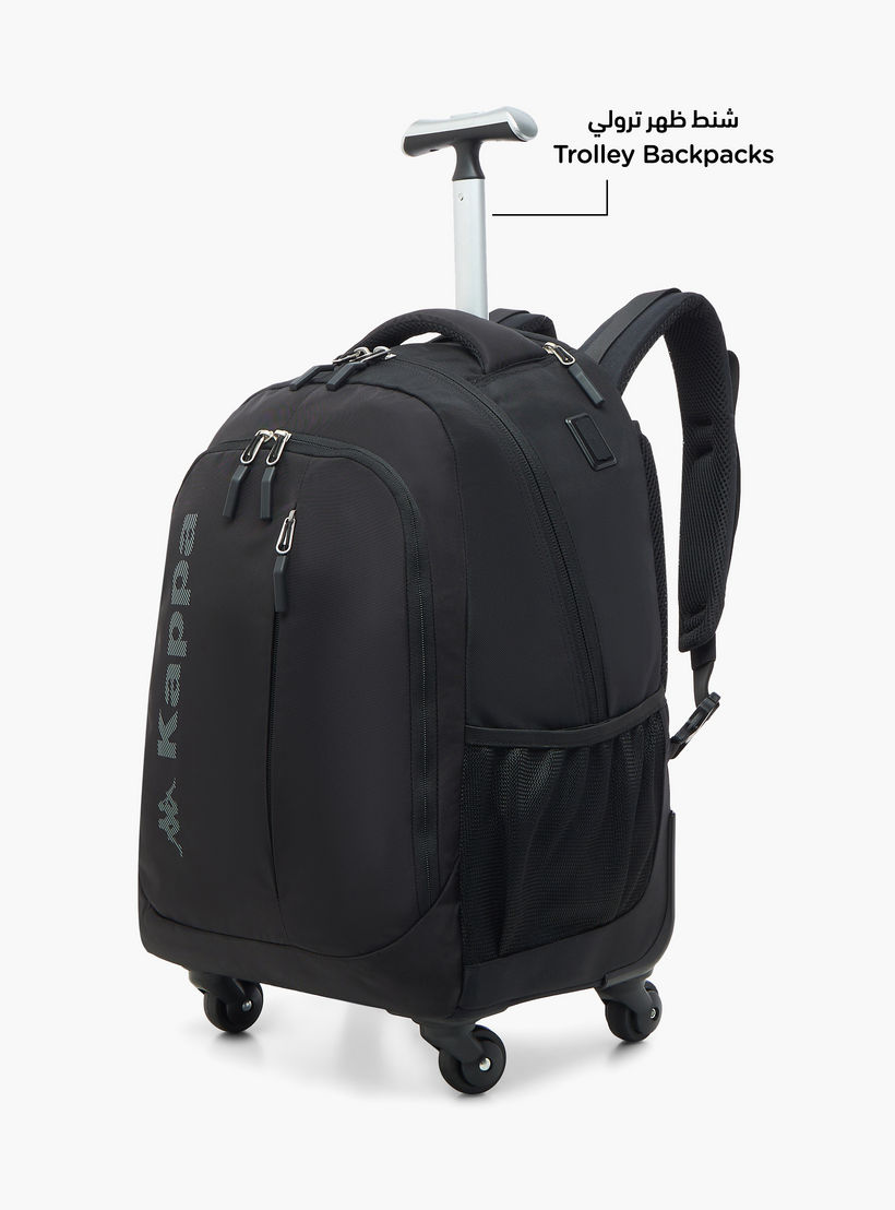 شنطة ظهر مدرسية ترولي بمقبض قابل للسحب وطبعات الشعار من كابا - 48×34×23 سم-school-bagsandbackpacks-trolleybags-image-8