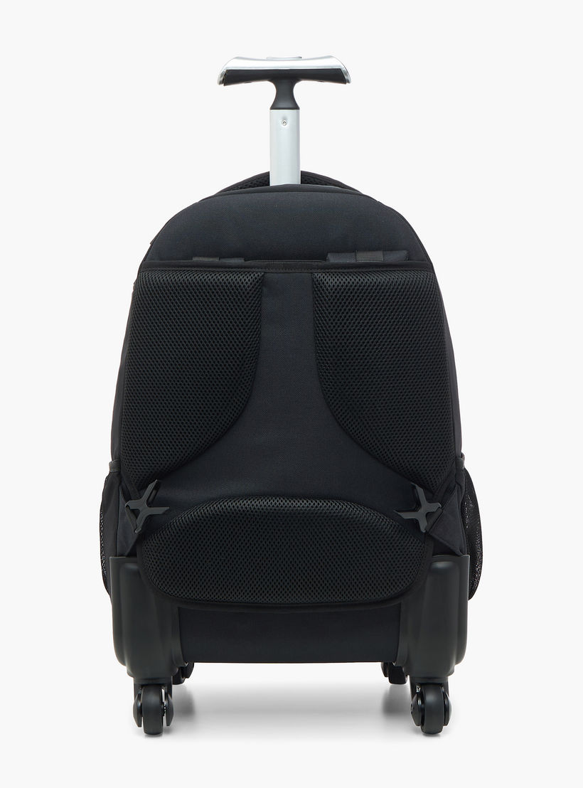 شنطة ظهر مدرسية ترولي بمقبض قابل للسحب وطبعات الشعار من كابا - 48×34×23 سم-school-bagsandbackpacks-trolleybags-image-9