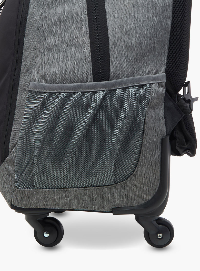 شنطة ظهر مدرسية ترولي بمقبض قابل للسحب وطبعات الشعار من كابا - 48×34×23 سم-school-bagsandbackpacks-trolleybags-image-13