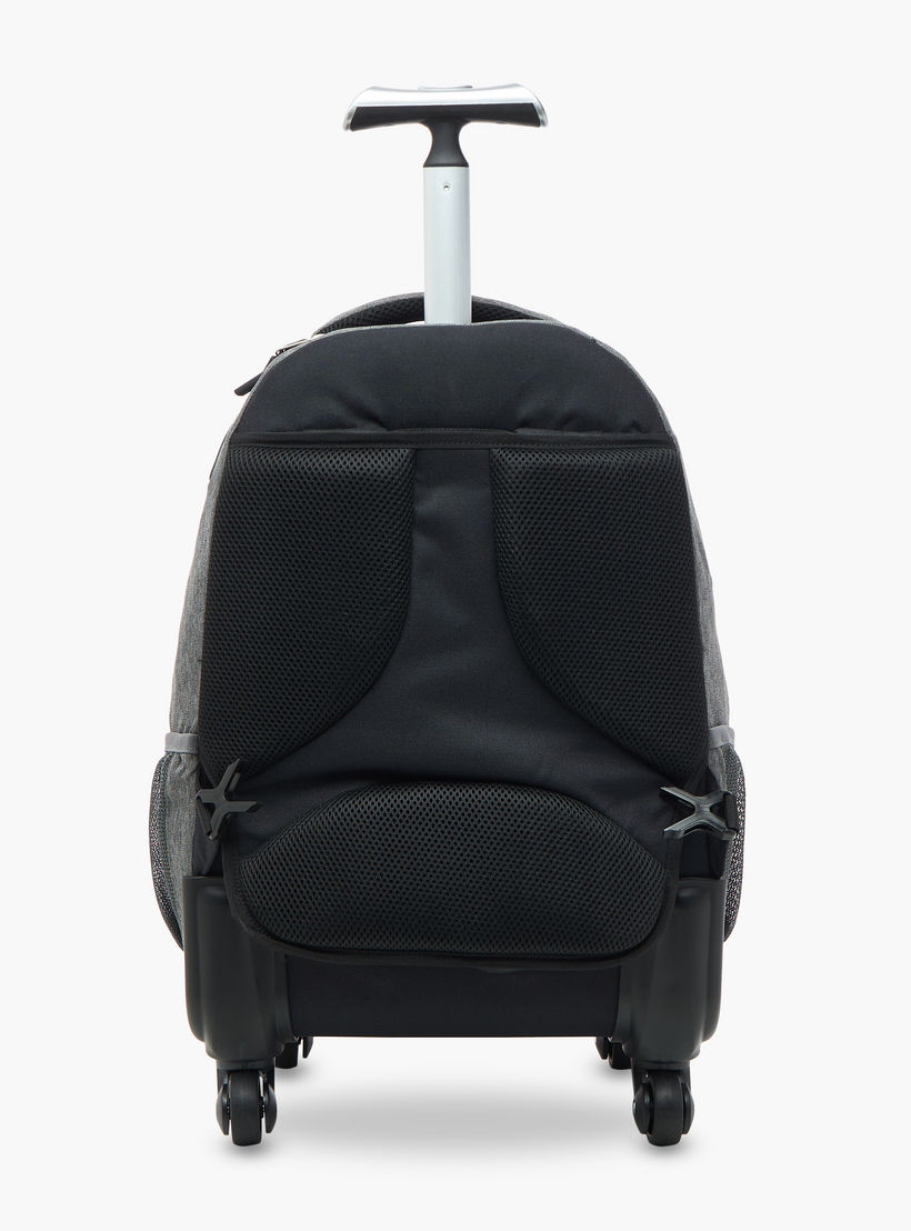 شنطة ظهر مدرسية ترولي بمقبض قابل للسحب وطبعات الشعار من كابا - 48×34×23 سم-school-bagsandbackpacks-trolleybags-image-7