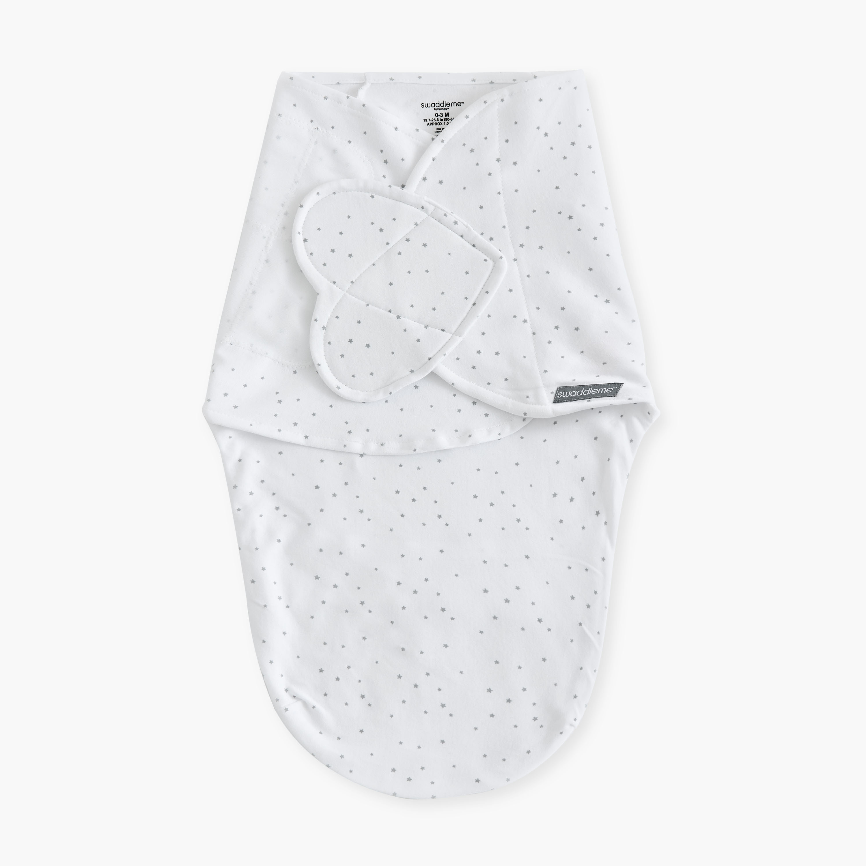 قماط بطبعات نجوم ونقاط من جونيورز-baby-nursery-blanketsandswaddles-swaddlesandsleepingbags-image-1