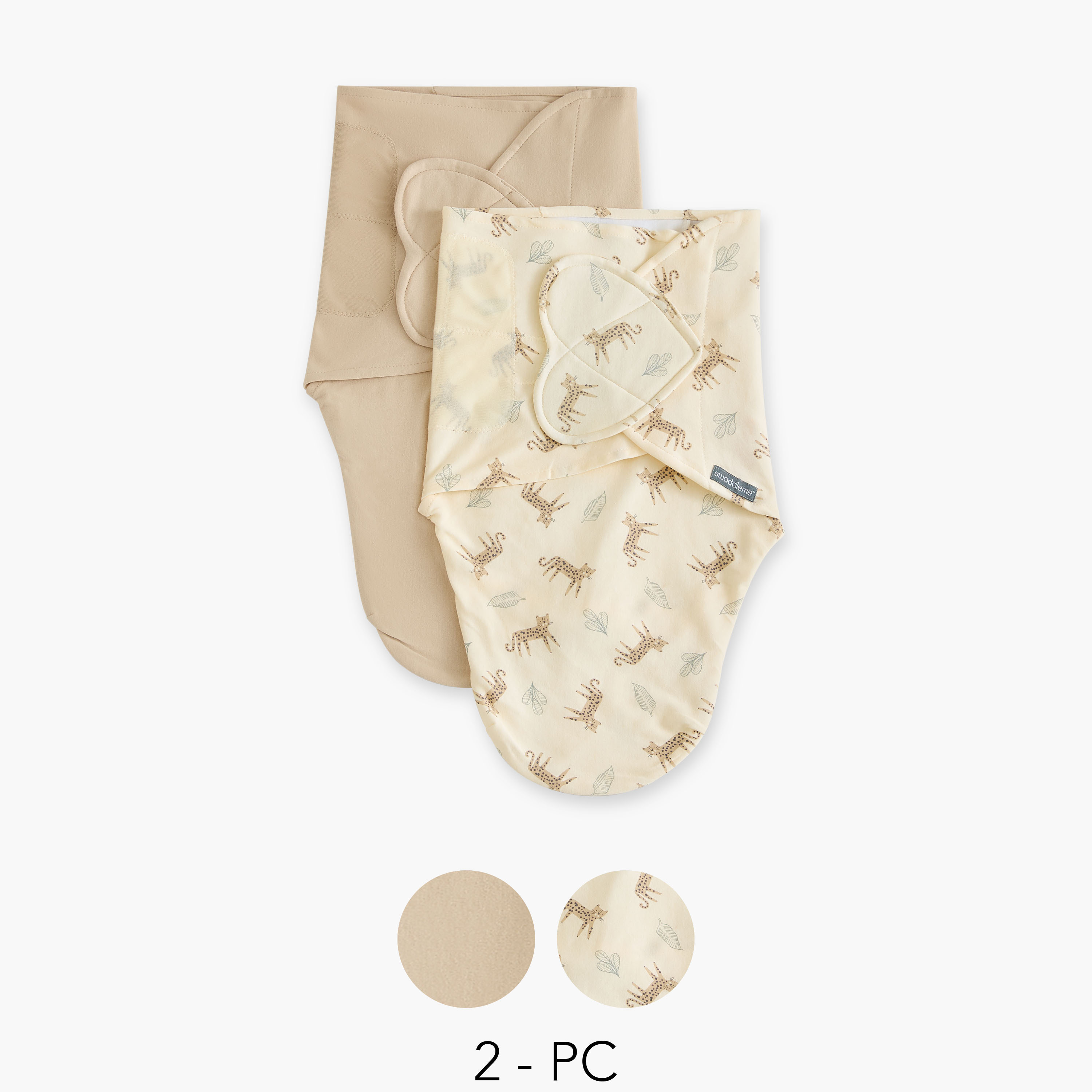 Juniors Assorted Swaddle Wrap - Set of 2-baby-nursery-blanketsandswaddles-swaddlesandsleepingbags-image-1