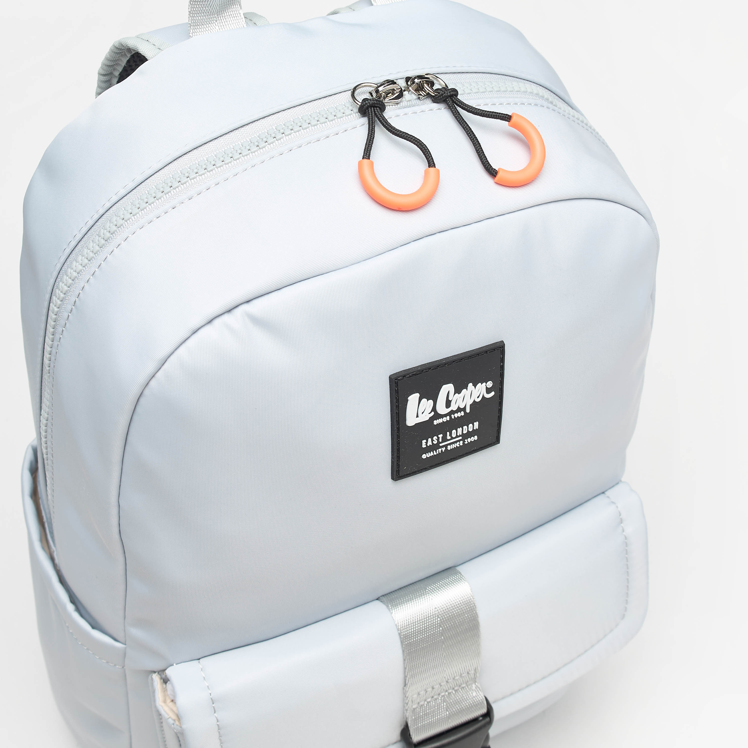 Lee Cooper Logo Applique Backpack with Adjustable Shoulder Straps and Handle-women-bagsandwallets-backpacks-image-3