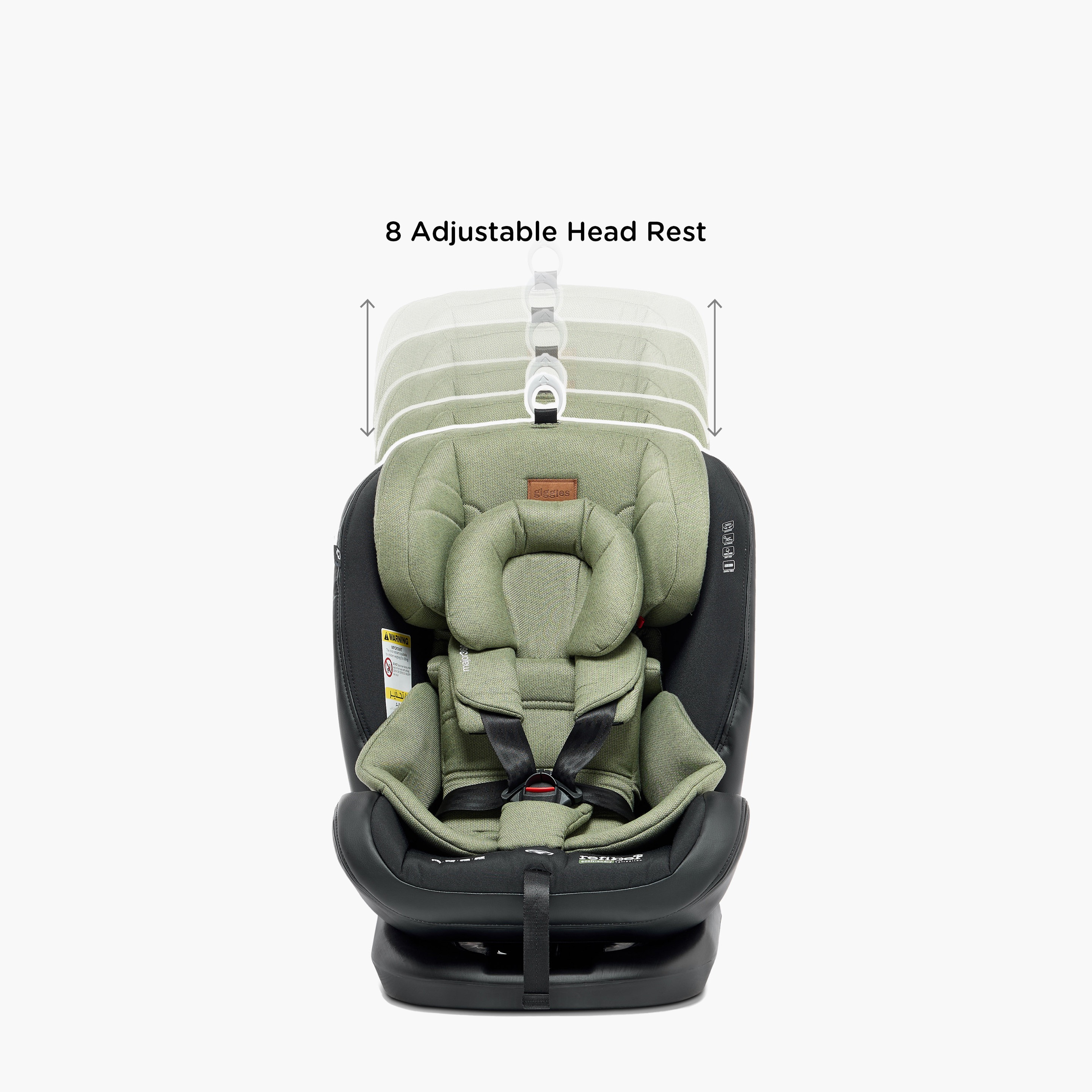 مقعد سيارة ماجور قابل للتحويل بحماية من الصدمات الجانبية ونظام أيزوفيكس من جيجلز-baby-gear-carseats-image-6