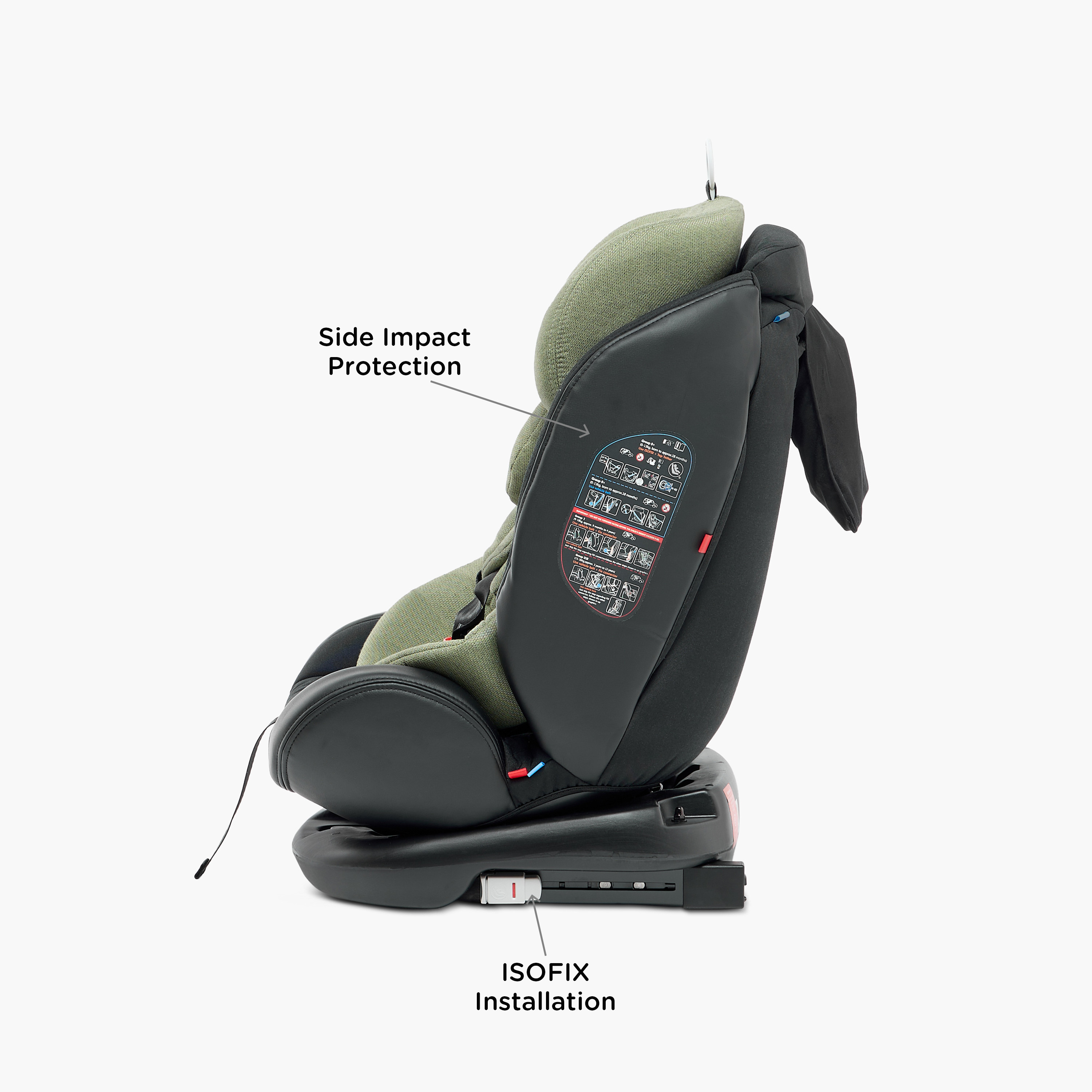 مقعد سيارة ماجور قابل للتحويل بحماية من الصدمات الجانبية ونظام أيزوفيكس من جيجلز-baby-gear-carseats-image-9