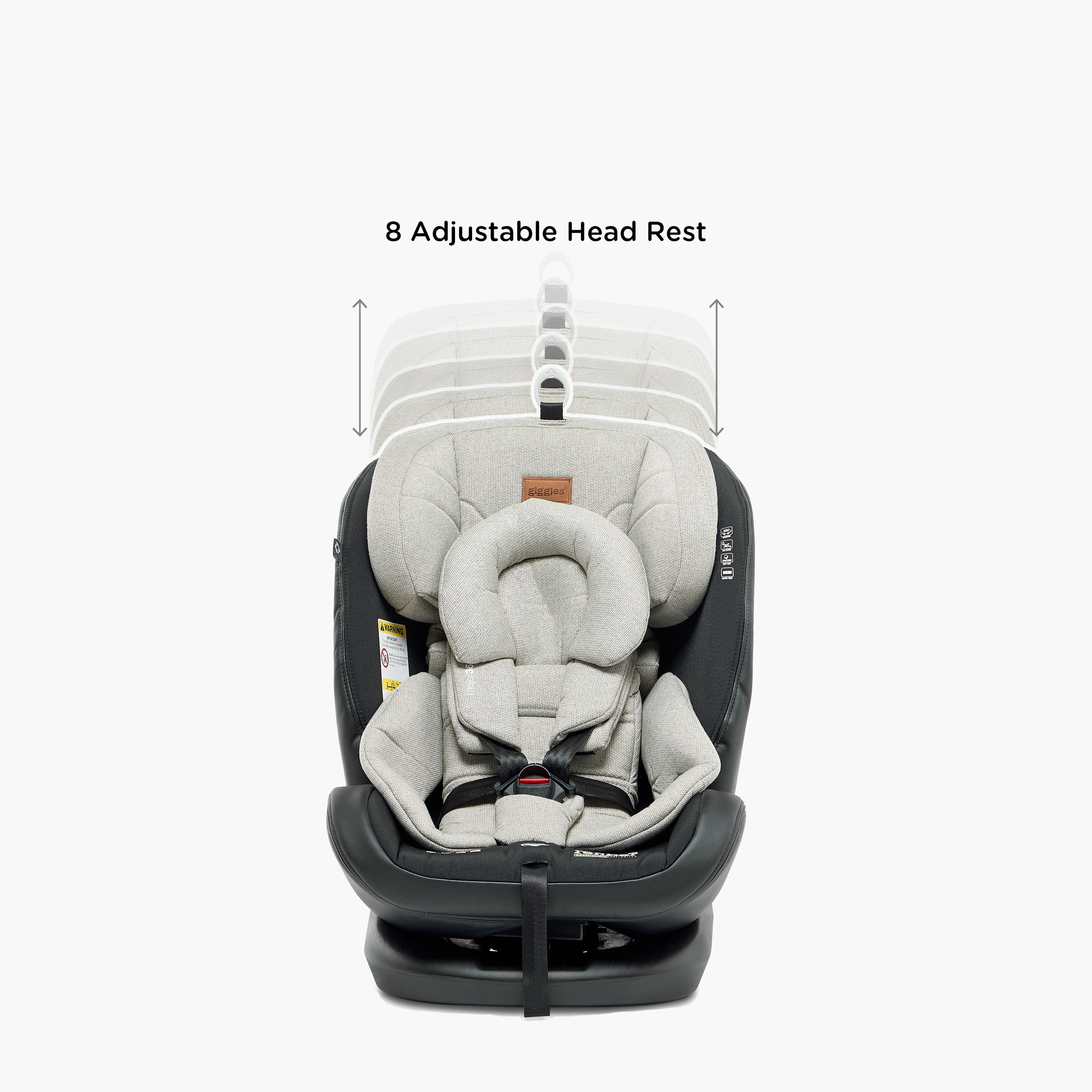 مقعد سيارة ماجور قابل للتحويل بحماية من الصدمات الجانبية ونظام أيزوفيكس من جيجلز-baby-gear-carseats-image-6