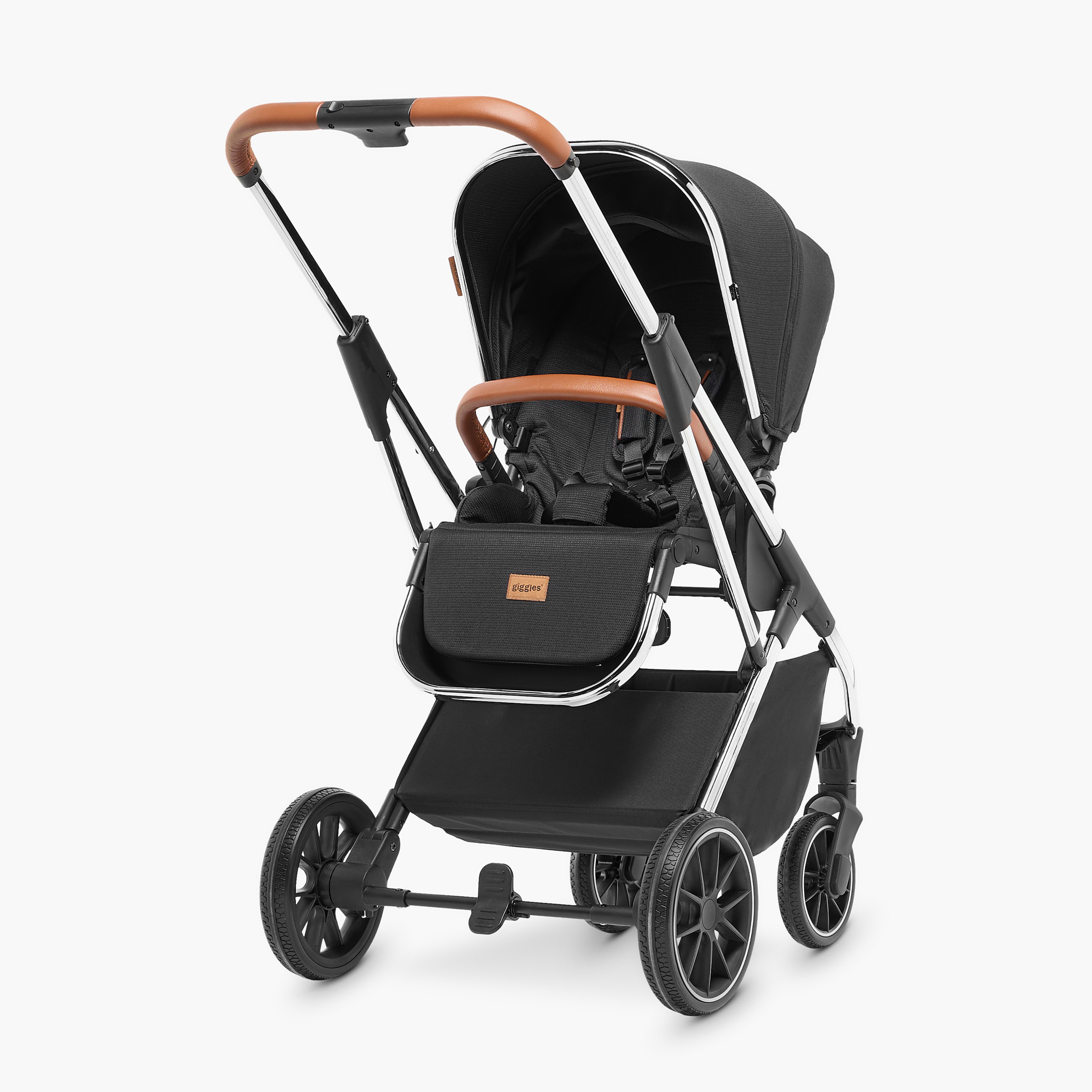 Giggles Archie Reversible Stroller with Push Button Folding System, Aluminium Frame and Wheel Lock-baby-gear-strollersandprams-strollers-image-3