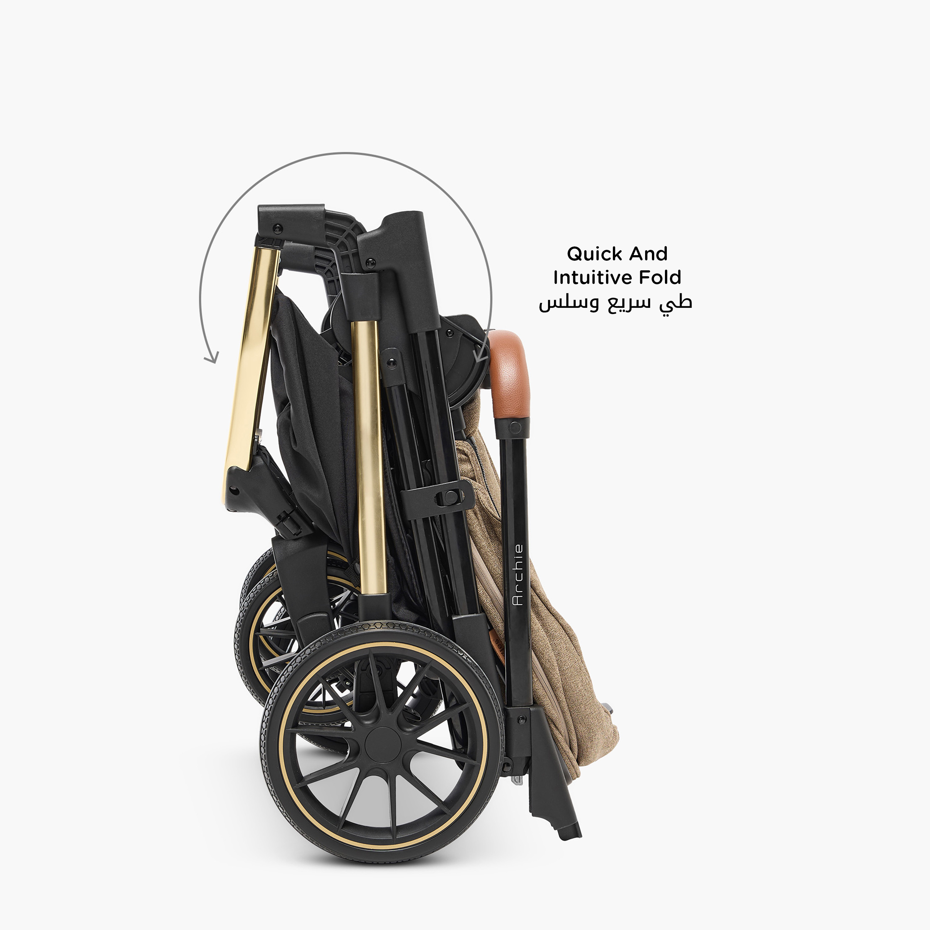 Buy Giggles Archie Reversible Stroller with Push Button Folding System ...