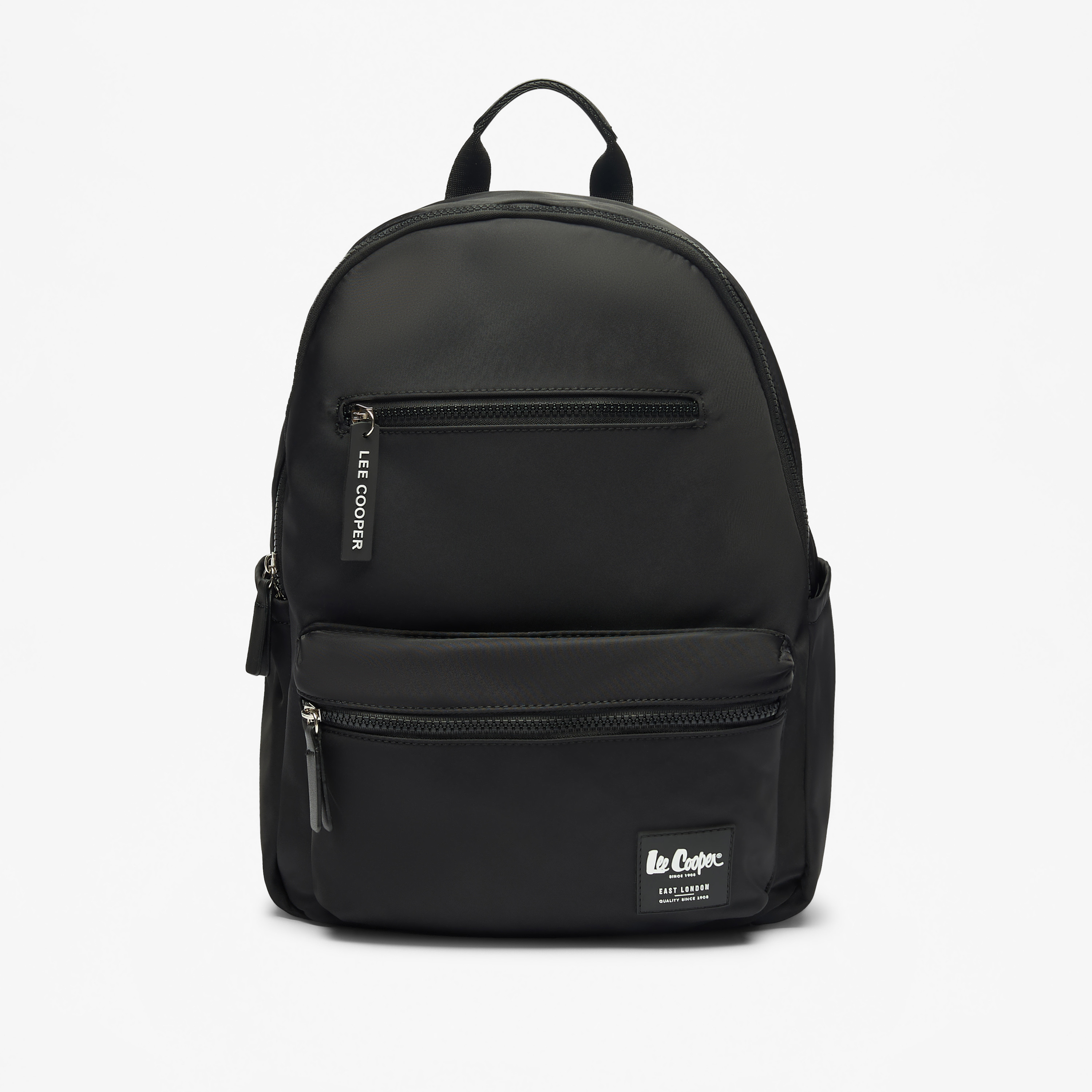 Lee Cooper Solid Backpack with Adjustable Straps and Zip Closure 30x13x40 cm