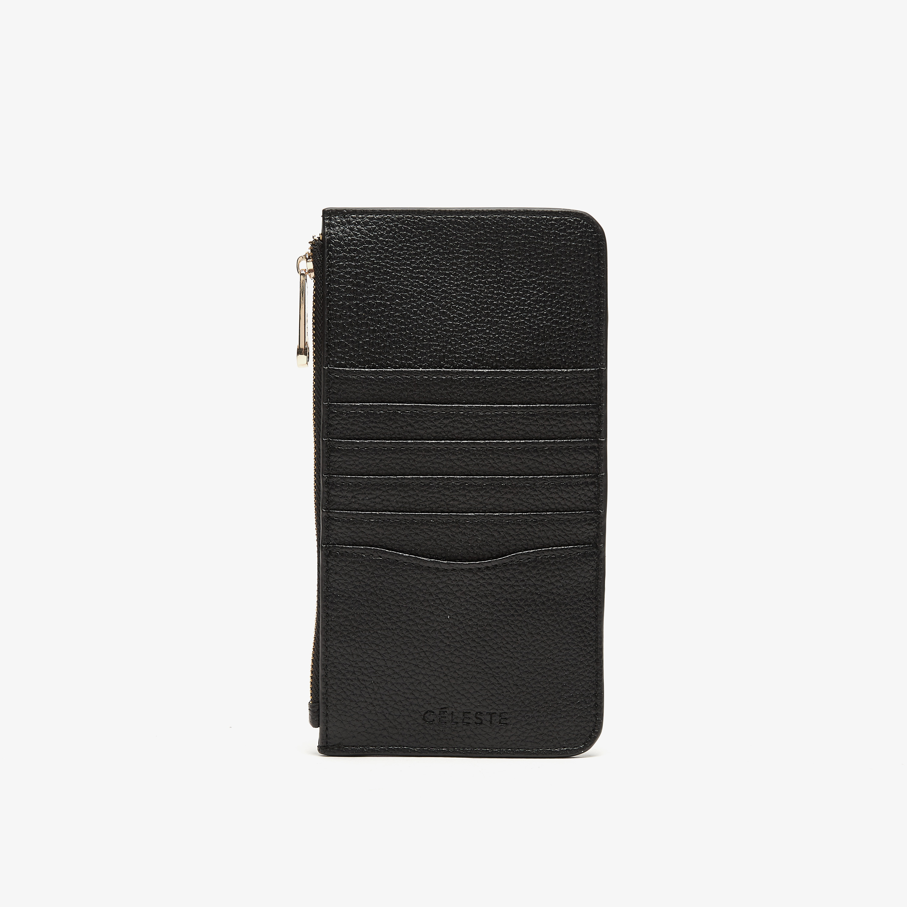 حامل بطاقات بارز الملمس بسحاب إغلاق من سيليست-women-bagsandwallets-wallets-image-4