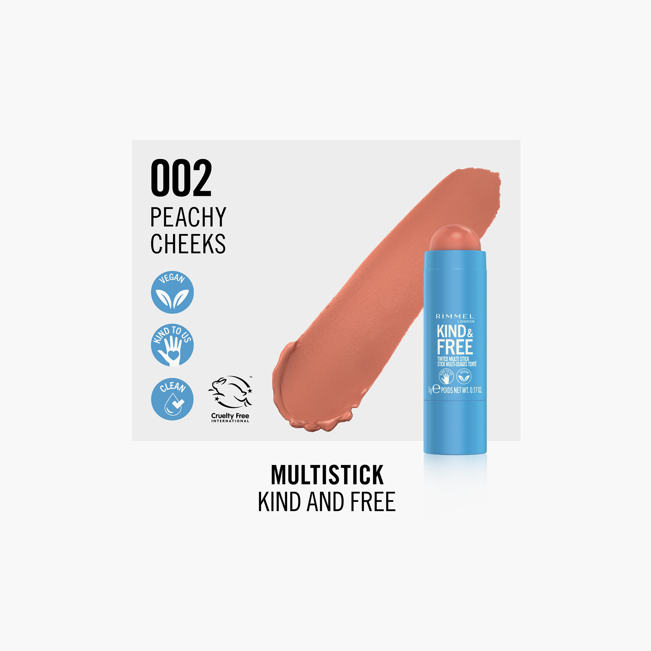 قلم متعدد الألوان كايند آند فري من ريميل لندن - 5 جم-beautyandpersonalcare-makeup-face-blushes-image-11