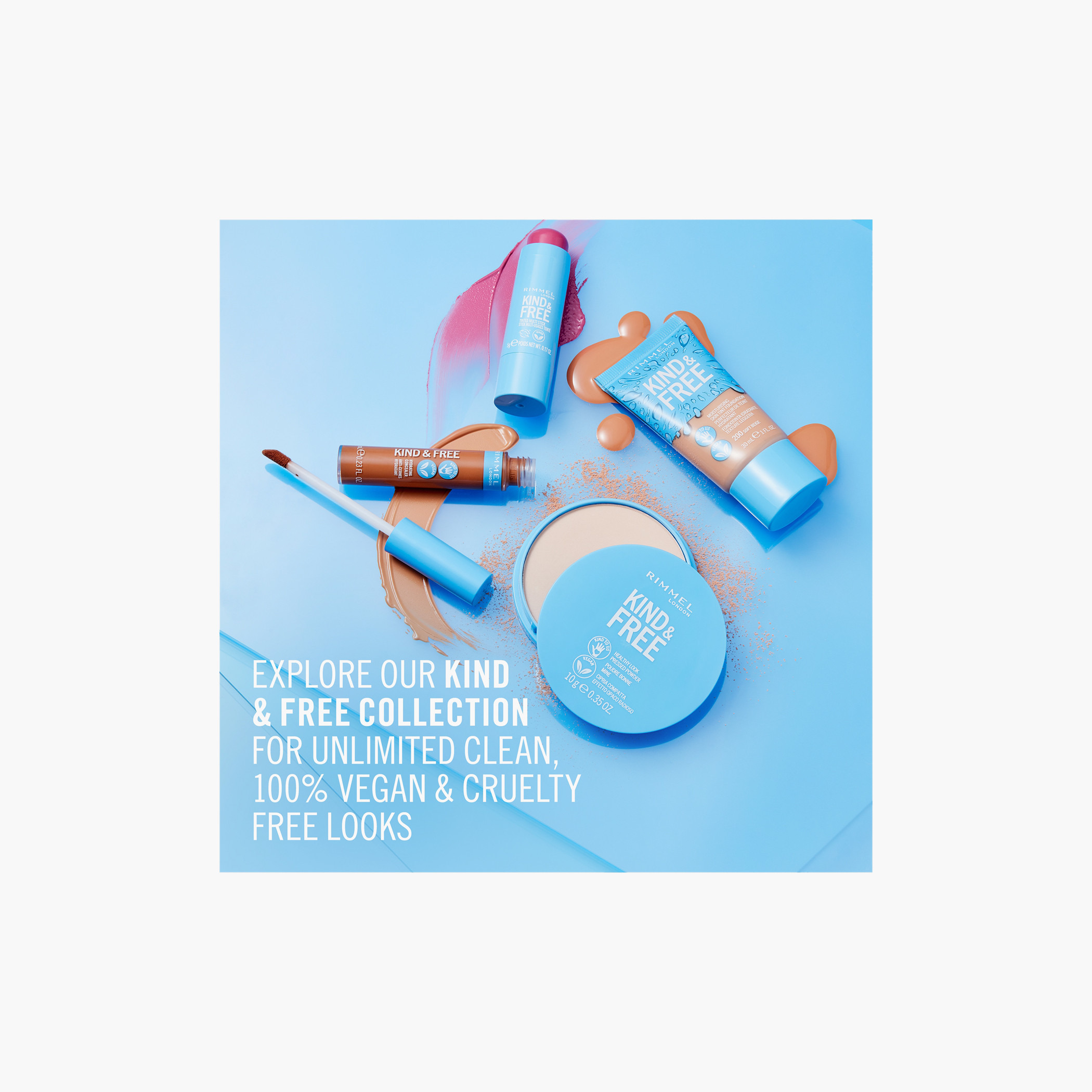 قلم متعدد الألوان كايند آند فري من ريميل لندن - 5 جم-beautyandpersonalcare-makeup-face-blushes-image-40