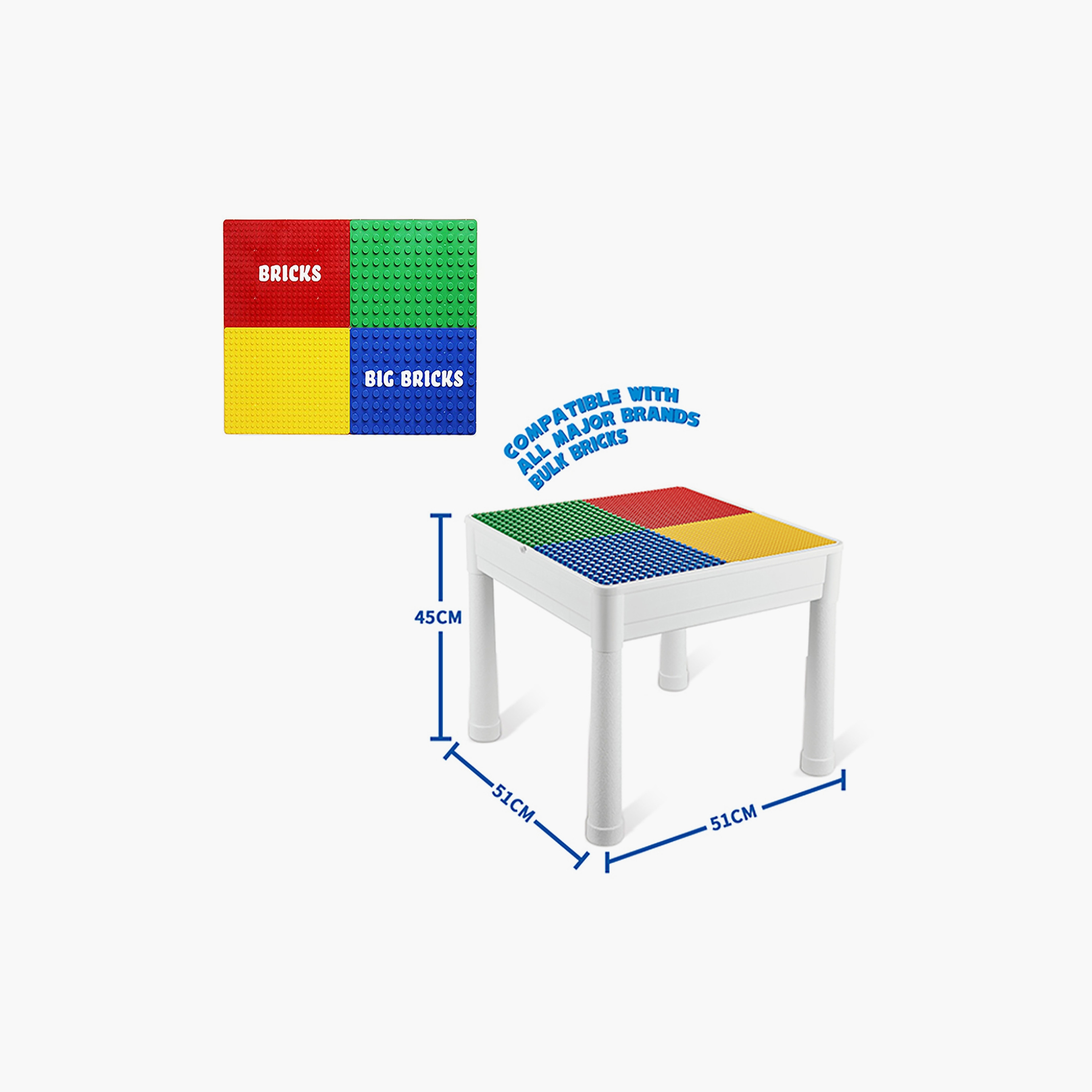 Little Story 4-in-1 Activity Table with Blocks-toys-buildingblocks-blocks-image-2