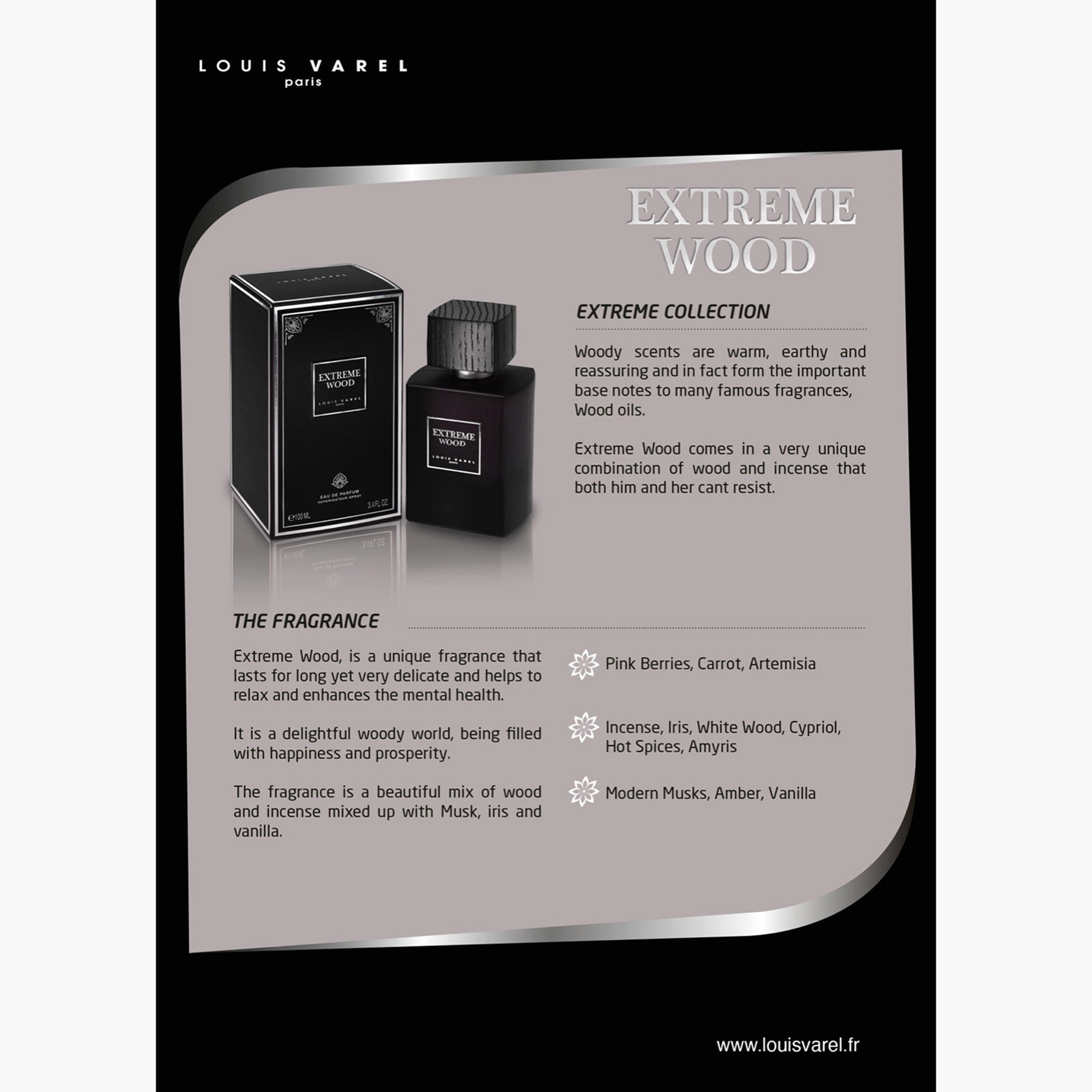 Louis Varel Extreme Wood Eau De Parfum - 100 ml-beautyandpersonalcare-fragrance-unisex-image-3