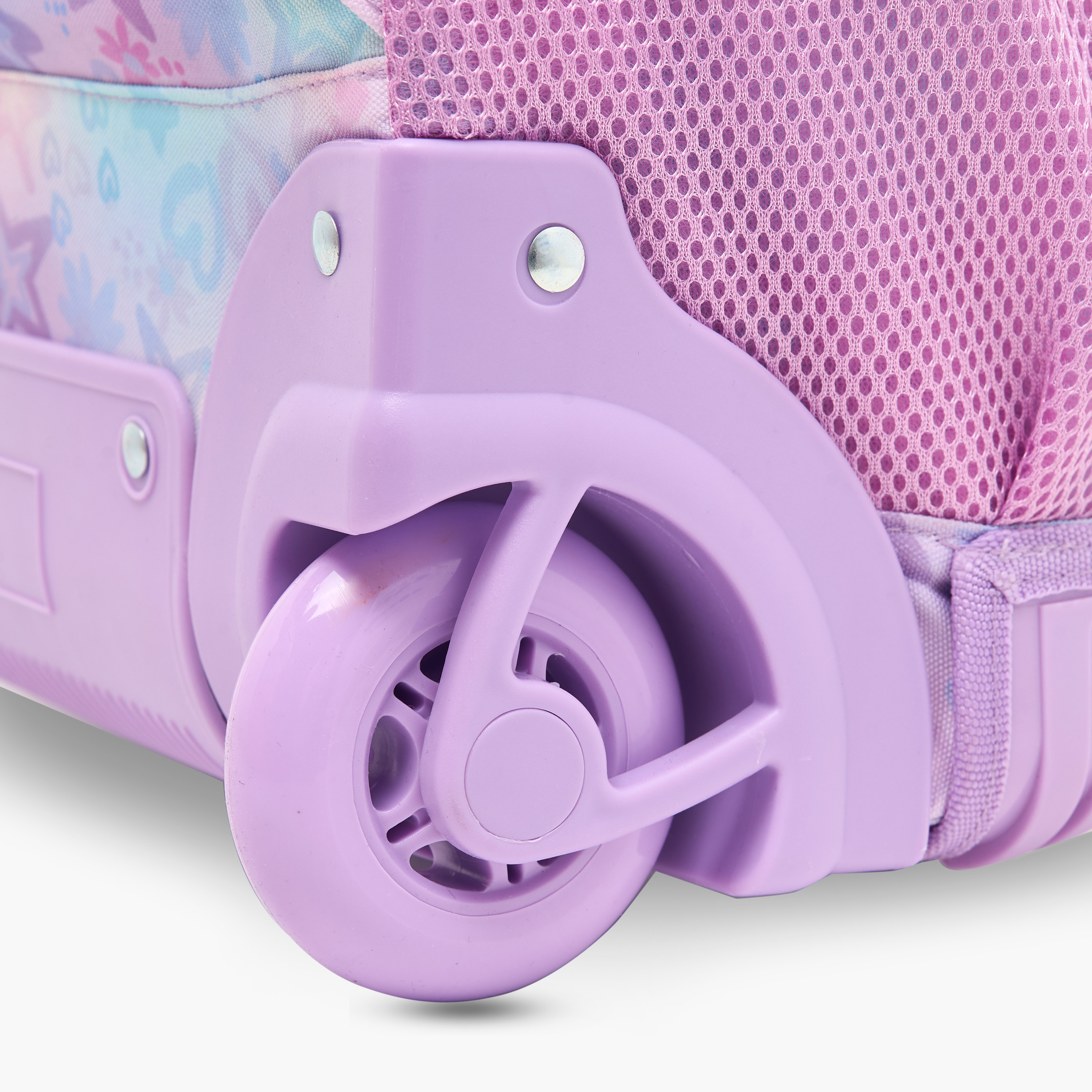 MARSHMALLOW Tie-Dye Trolley Backpack with Wheels and Retractable Handle - 33X20X46 cm-school-bagsandbackpacks-trolleybags-image-9