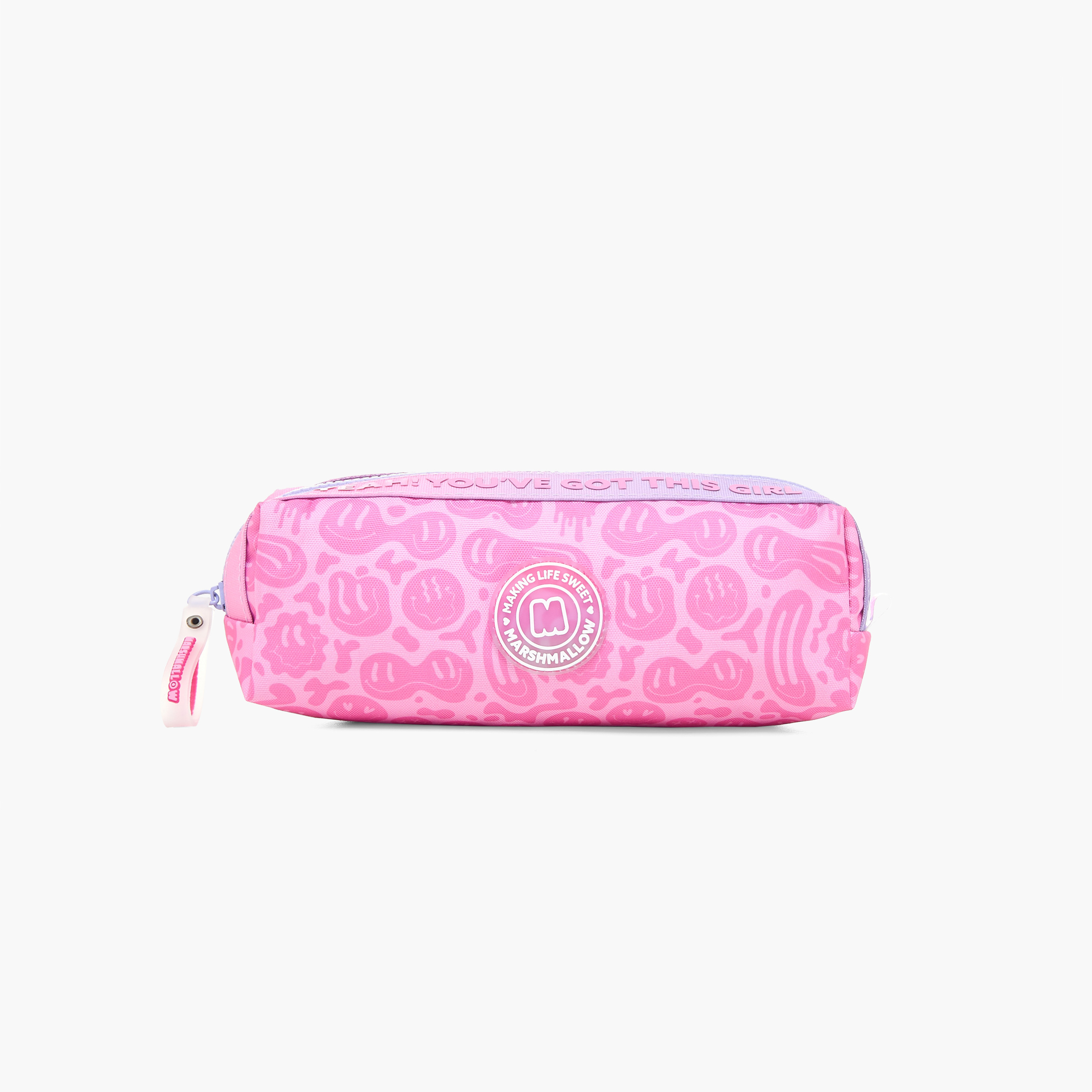 MARSHMALLOW Printed Backpack with Adjustable Straps and Zip Closure-school-stationery-pencilcases-image-1
