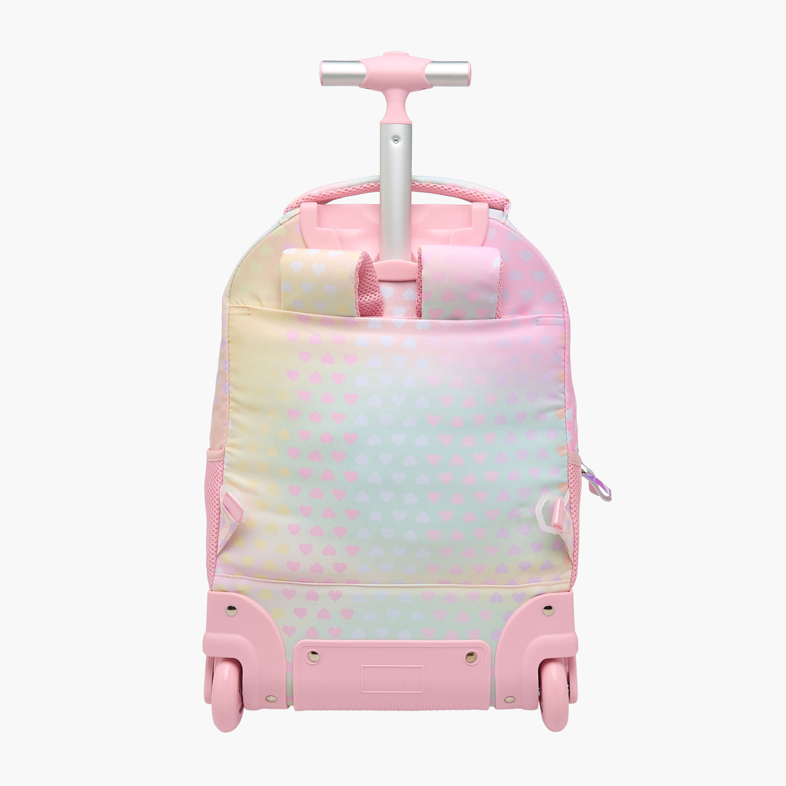 MARSHMALLOW Heart Print Trolley Bag for Girls 13 Years+ with Retractable Handle - 35 L-school-bagsandbackpacks-trolleybags-image-4