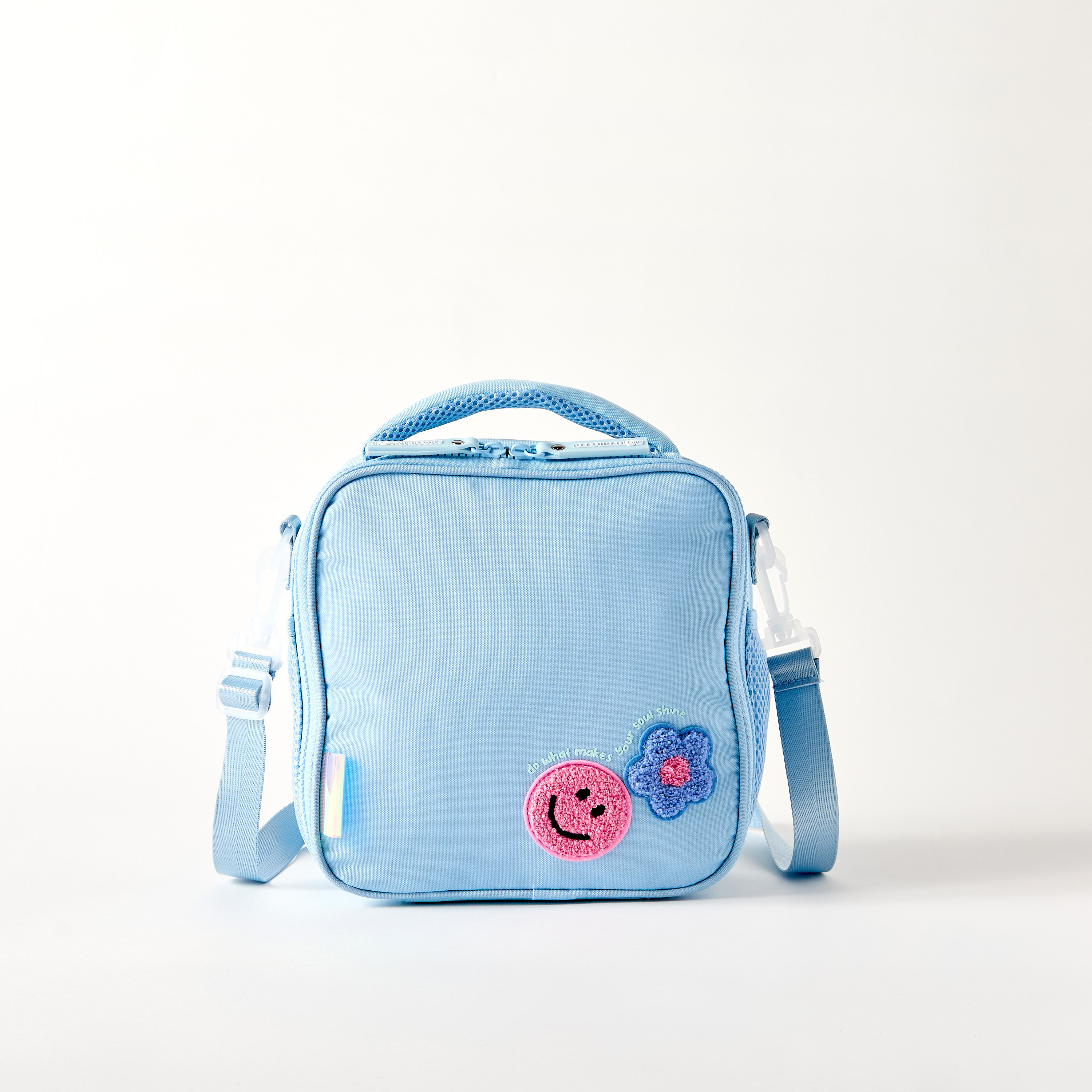 MARSHMALLOW Applique Detail Lunch Bag with Detachable Strap-school-lunchessentials-lunchbags-image-1