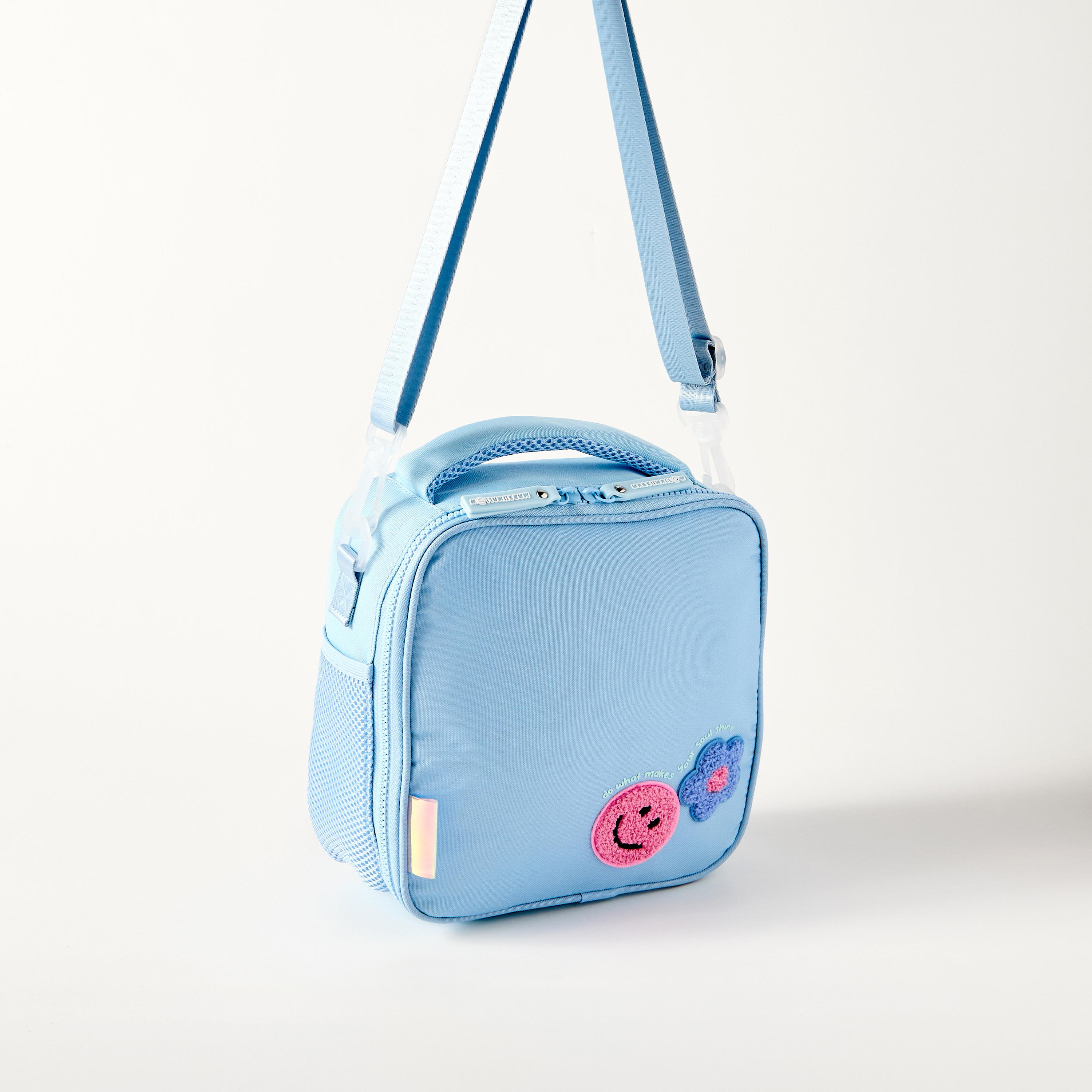 MARSHMALLOW Applique Detail Lunch Bag with Detachable Strap-school-lunchessentials-lunchbags-image-2