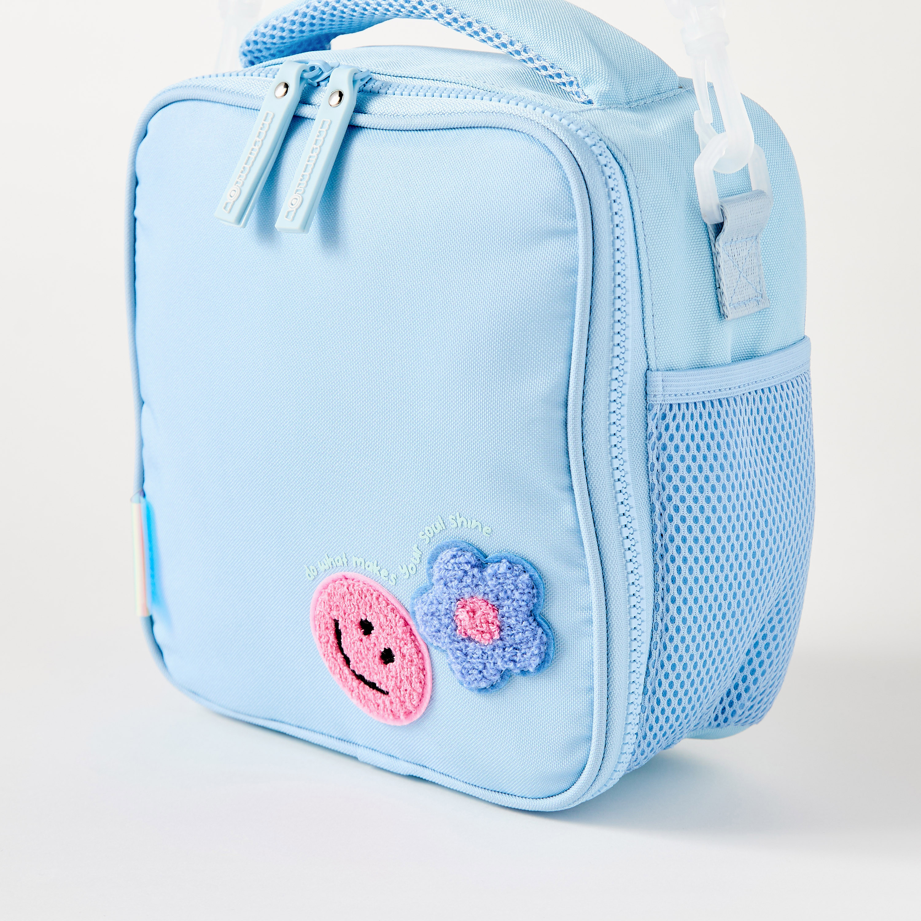 MARSHMALLOW Applique Detail Lunch Bag with Detachable Strap-school-lunchessentials-lunchbags-image-3